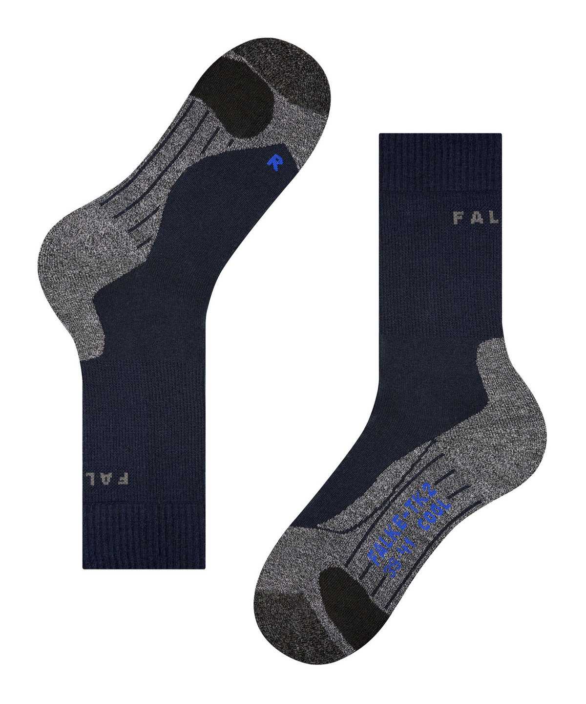 Skarpetki Falke TK2 Explore Cool Trekking Socks Męskie Niebieskie | URVDTY-785