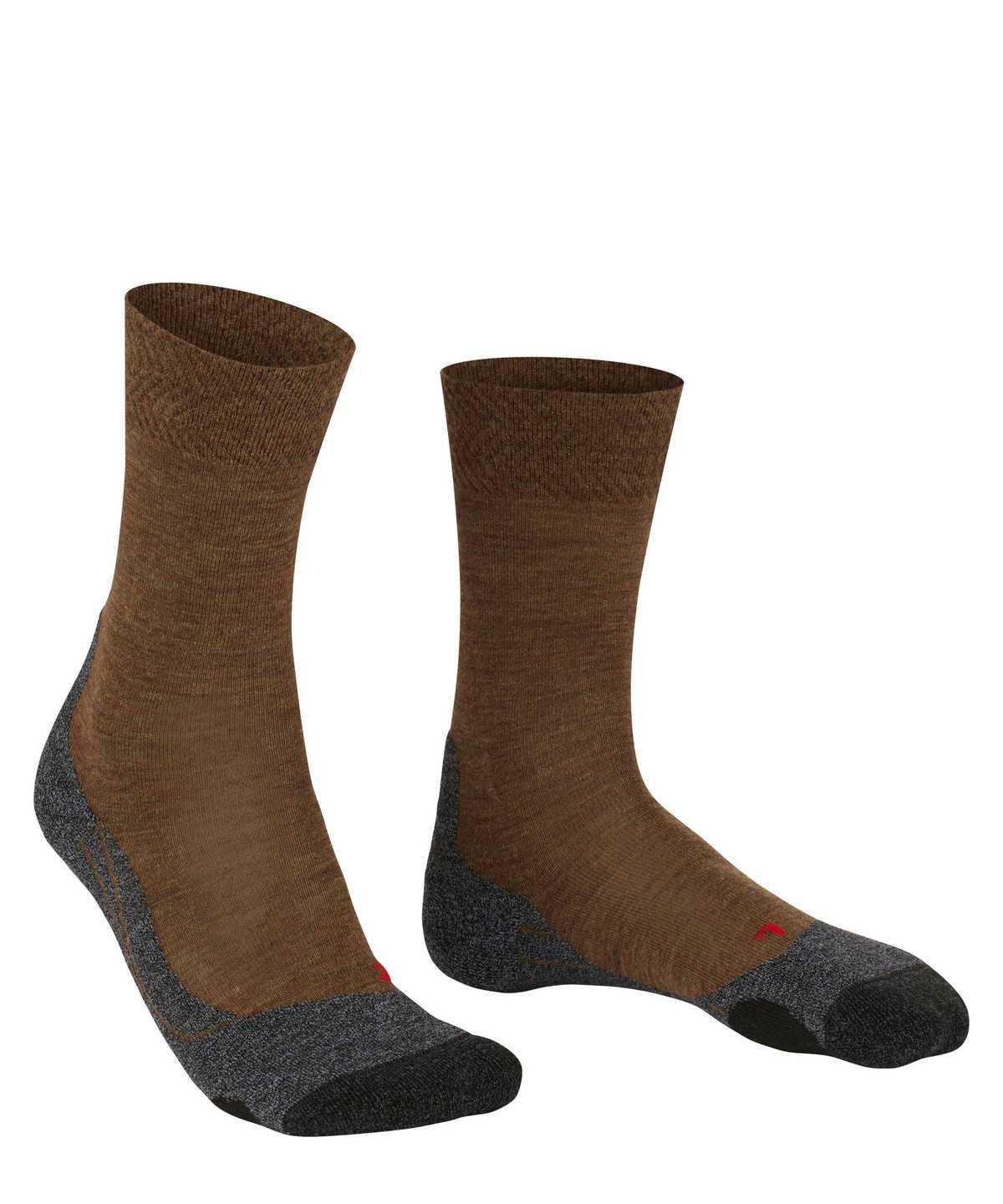 Skarpetki Falke TK2 Explore Melange Trekking Socks Męskie Brązowe | USWOTZ-241