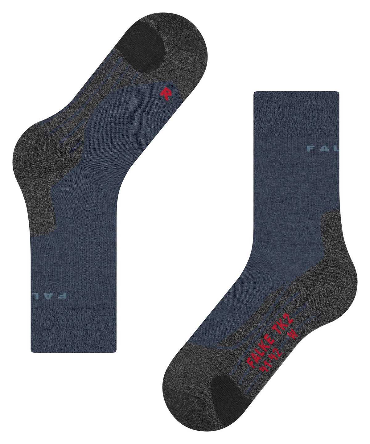 Skarpetki Falke TK2 Explore Melange Trekking Socks Męskie Niebieskie | YFNXRB-526