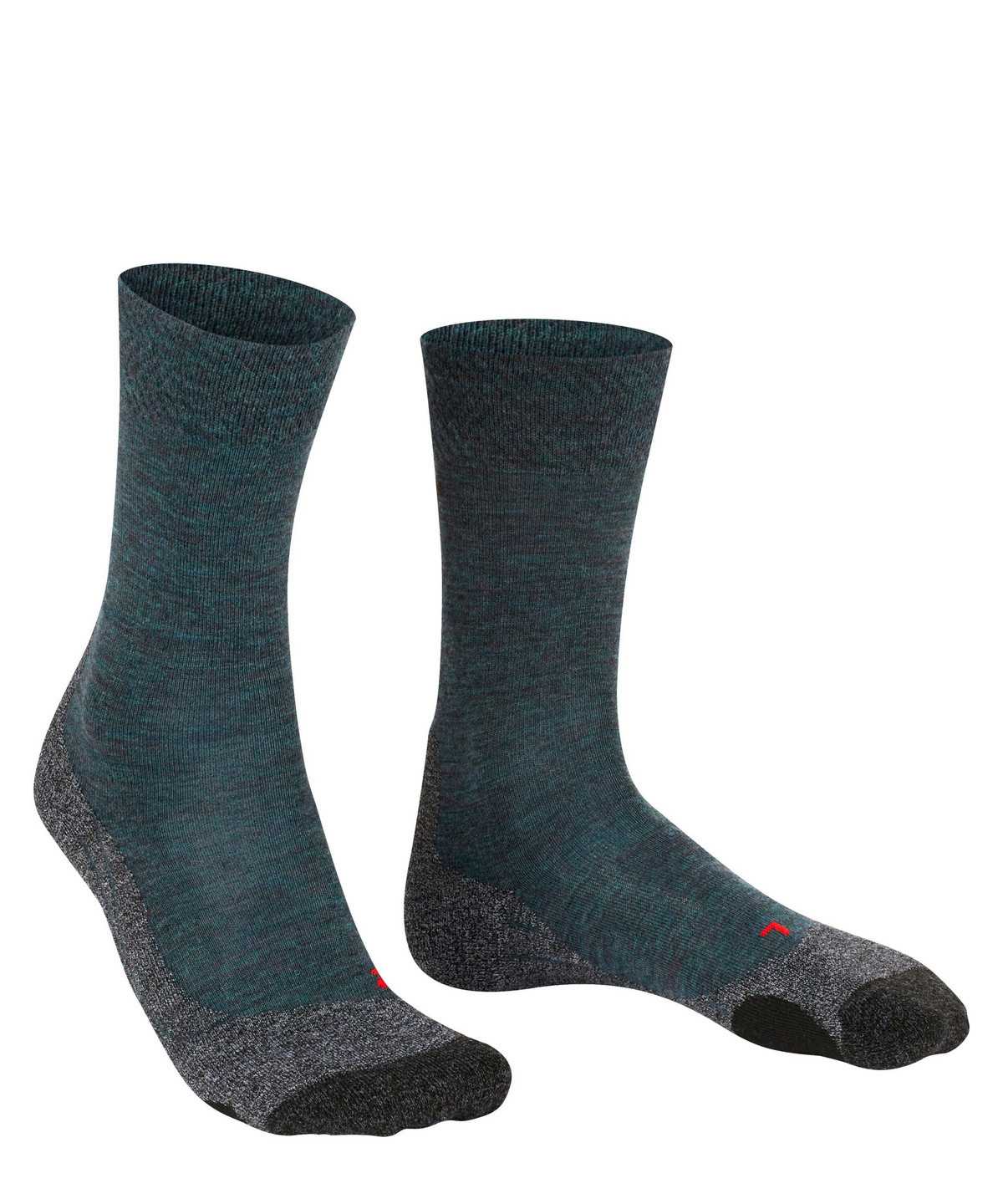 Skarpetki Falke TK2 Explore Melange Trekking Socks Męskie Zielone | FVLBWQ-481