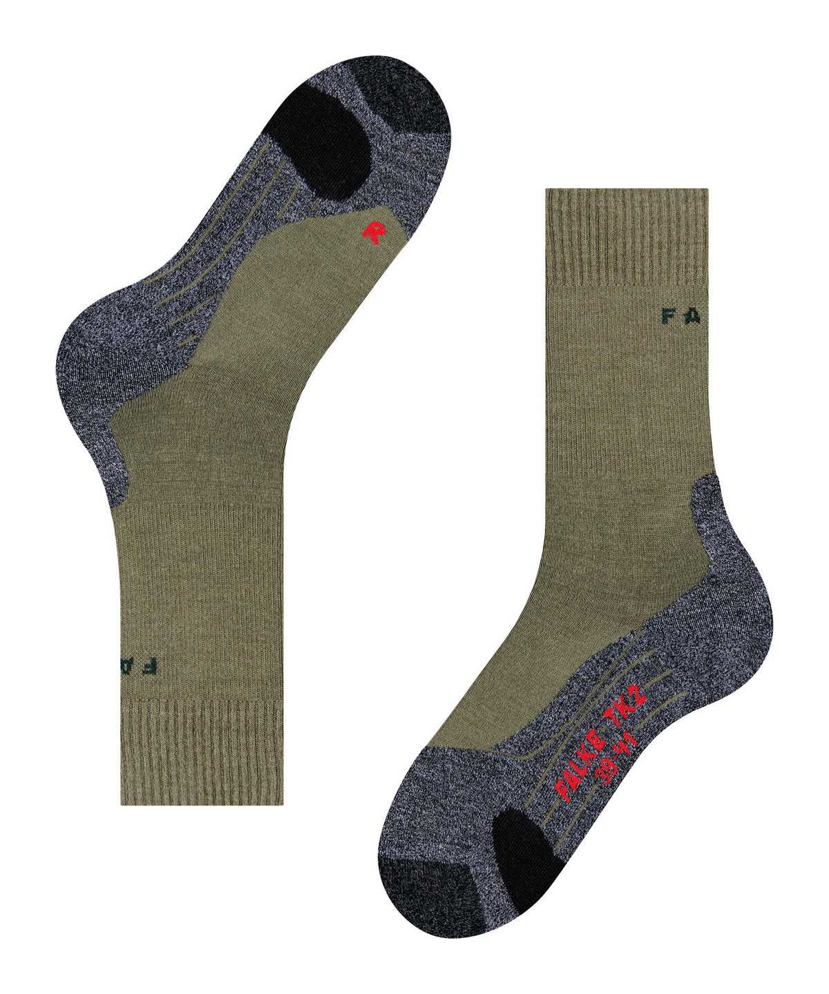 Skarpetki Falke TK2 Explore Trekking Socks Męskie Zielone | HWQYBF-625