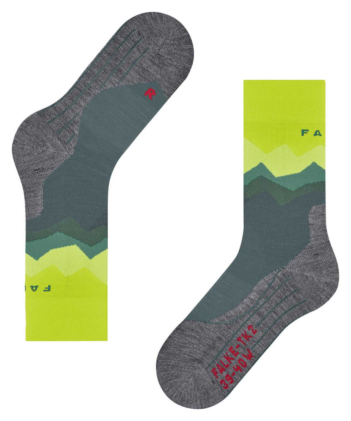 Skarpetki Falke TK2 Explore Trekking Socks Męskie Szare | WOVEZF-483