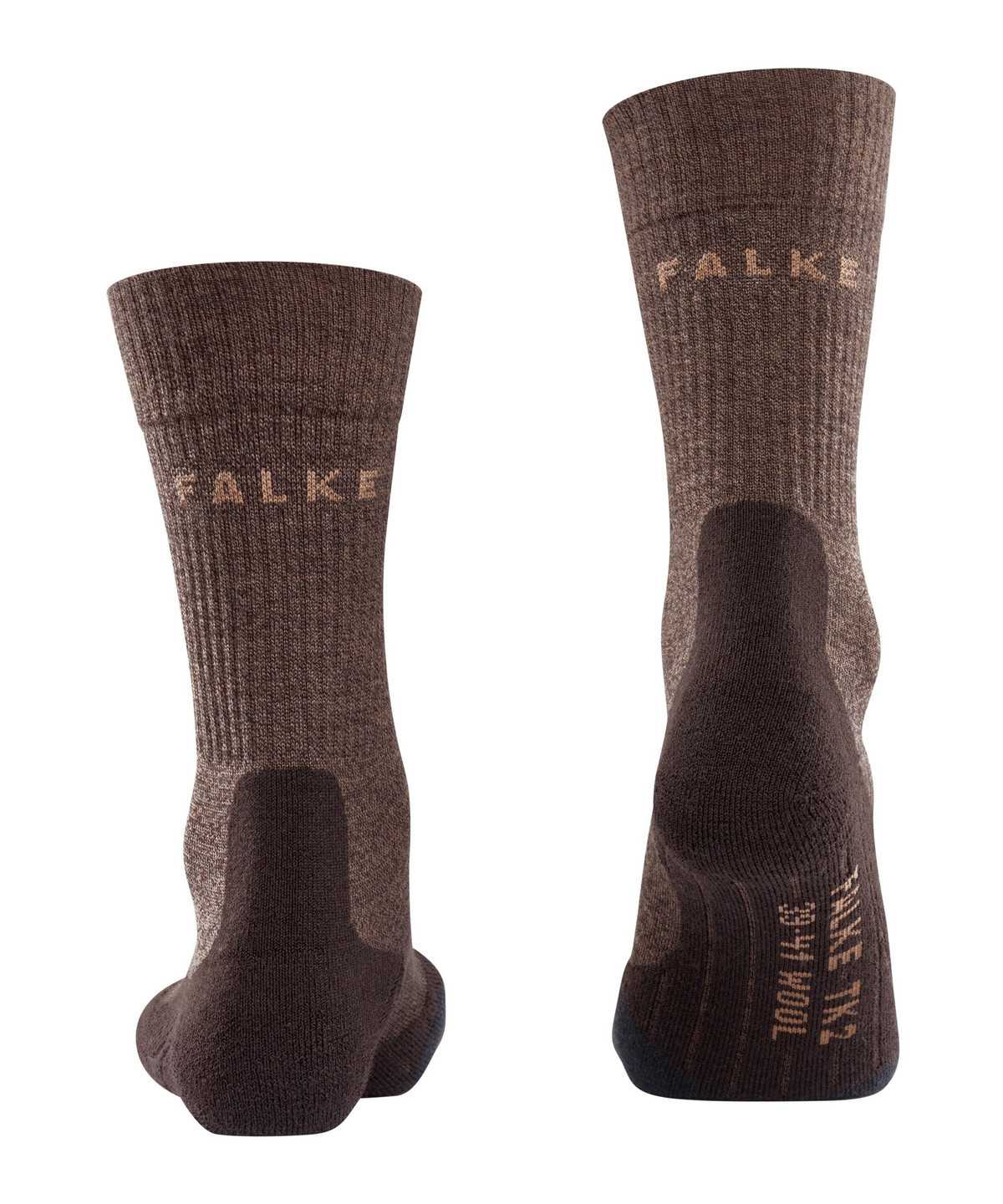 Skarpetki Falke TK2 Explore Wool Trekking Socks Męskie Brązowe | NUCALB-015