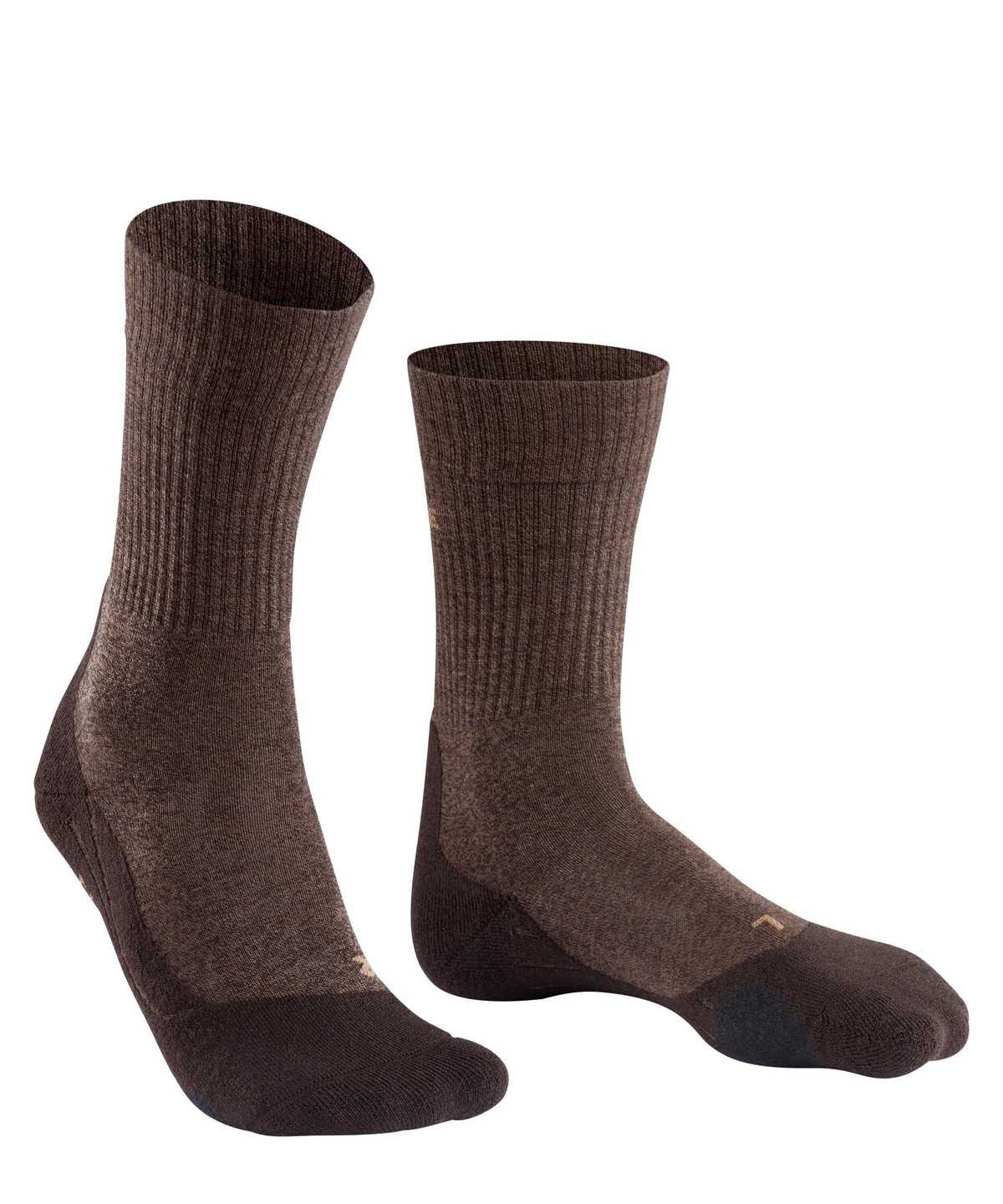 Skarpetki Falke TK2 Explore Wool Trekking Socks Męskie Brązowe | NUCALB-015