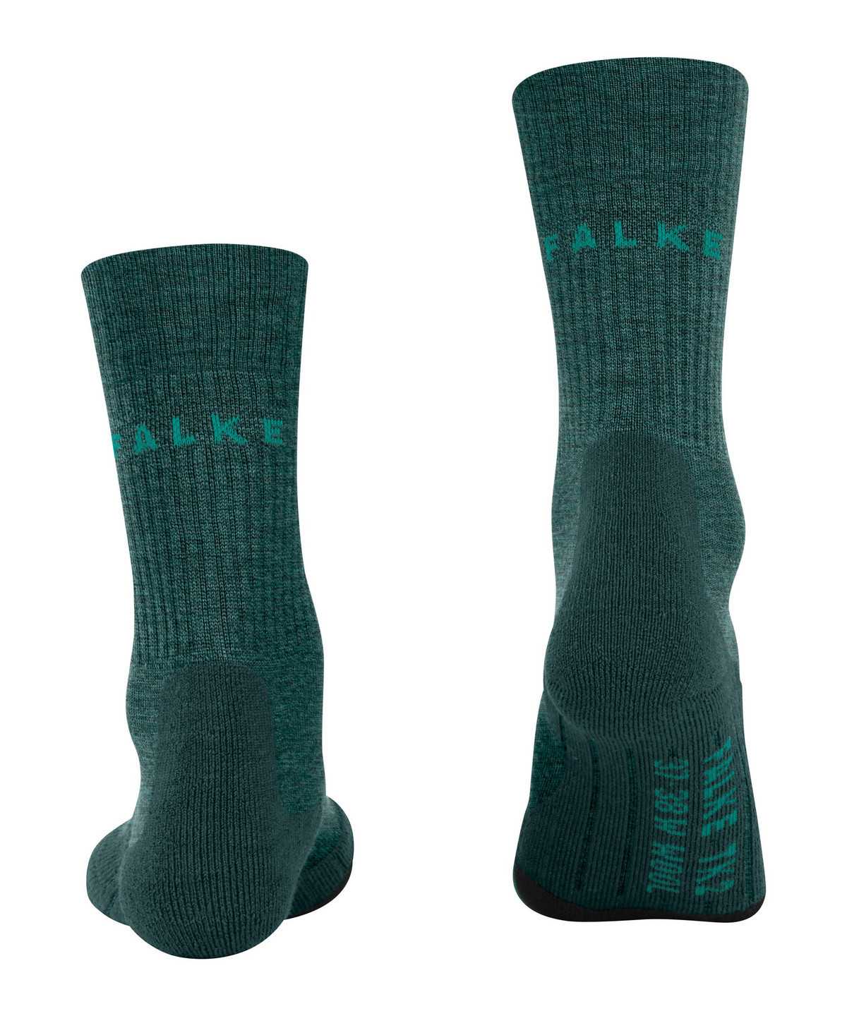 Skarpetki Falke TK2 Explore Wool Trekking Socks Męskie Zielone | TRPFJI-639