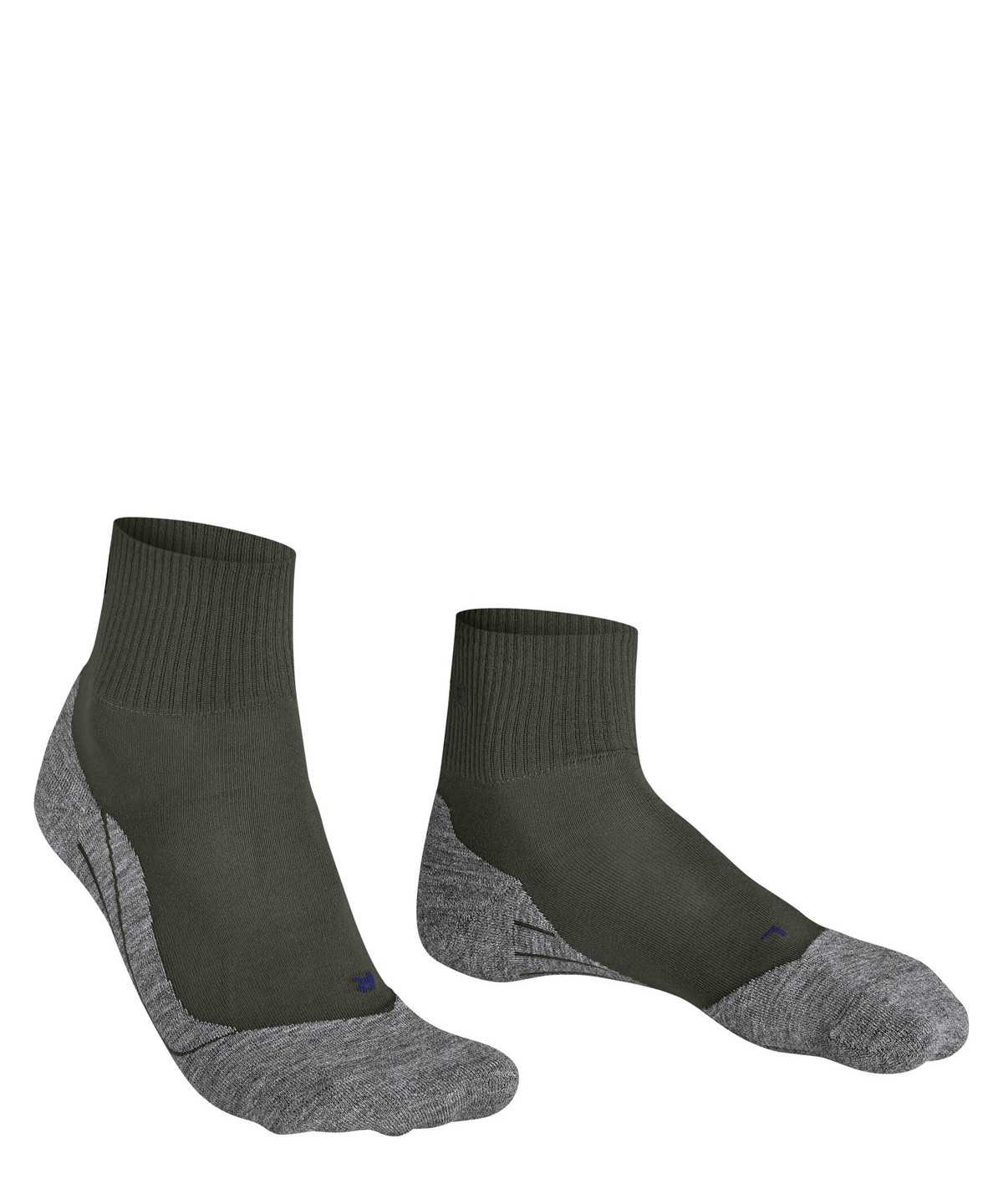 Skarpetki Falke TK5 Wander Cool Short Trekking Short sock Męskie Zielone | QPBSDE-820