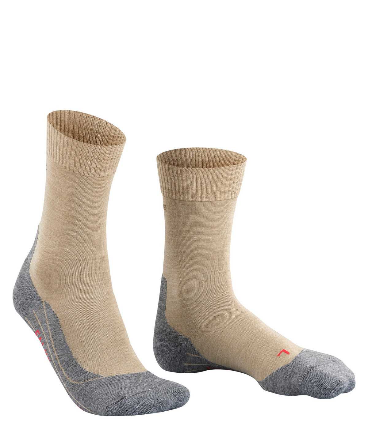 Skarpetki Falke TK5 Wander Trekking Socks Męskie Beżowe | EUKPTB-540