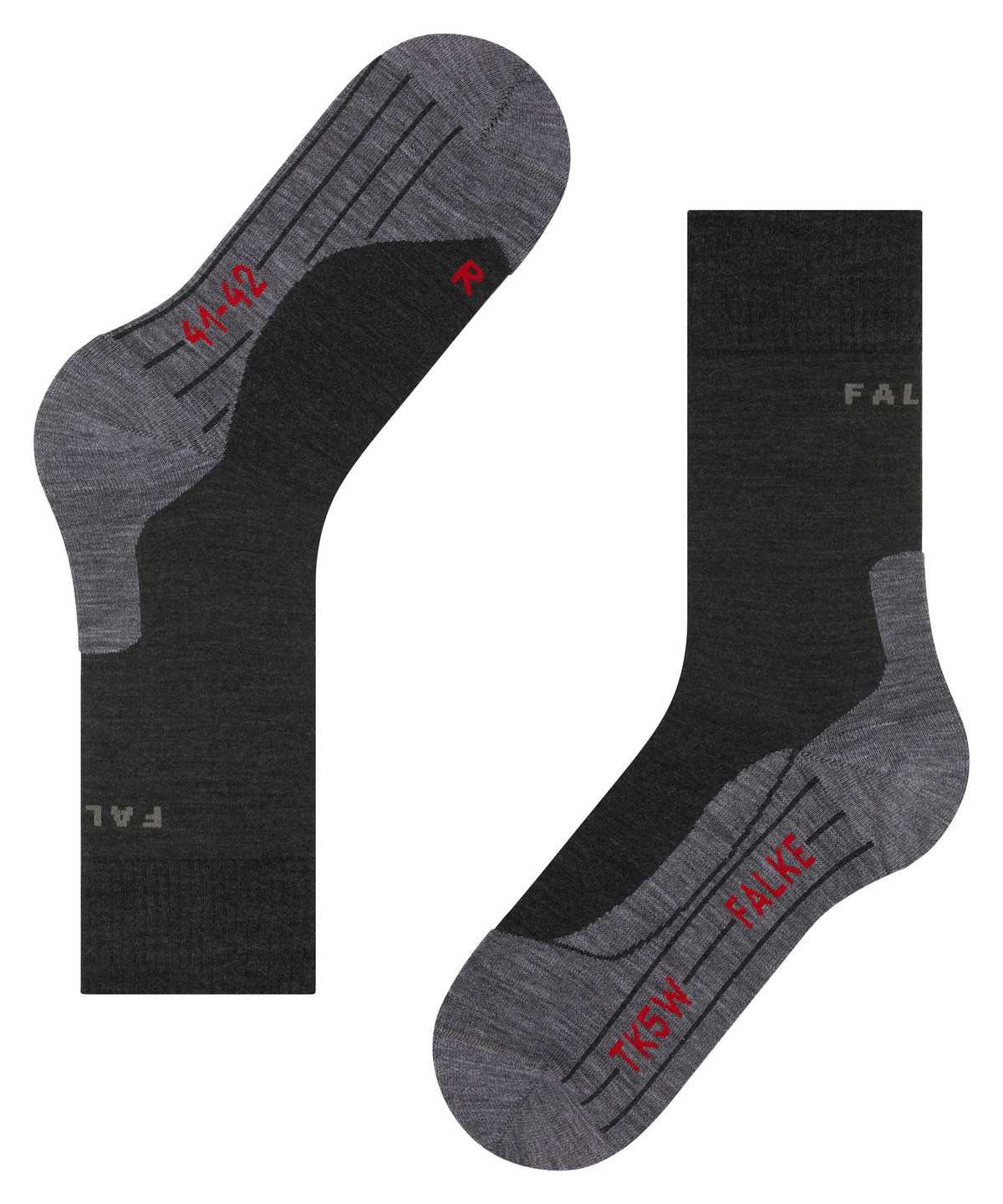 Skarpetki Falke TK5 Wander Trekking Socks Męskie Szare | FXMIQZ-568