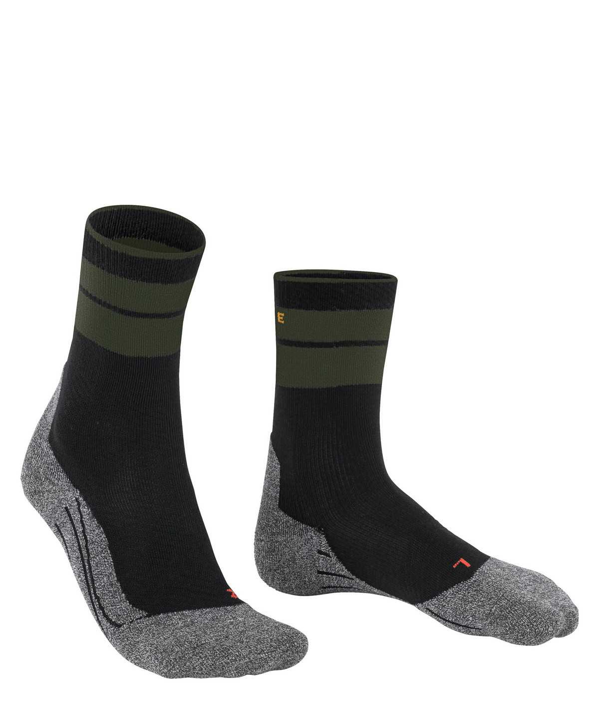 Skarpetki Falke TK Stabilizing Trekking Socks Męskie Czarne | CHIQDO-361