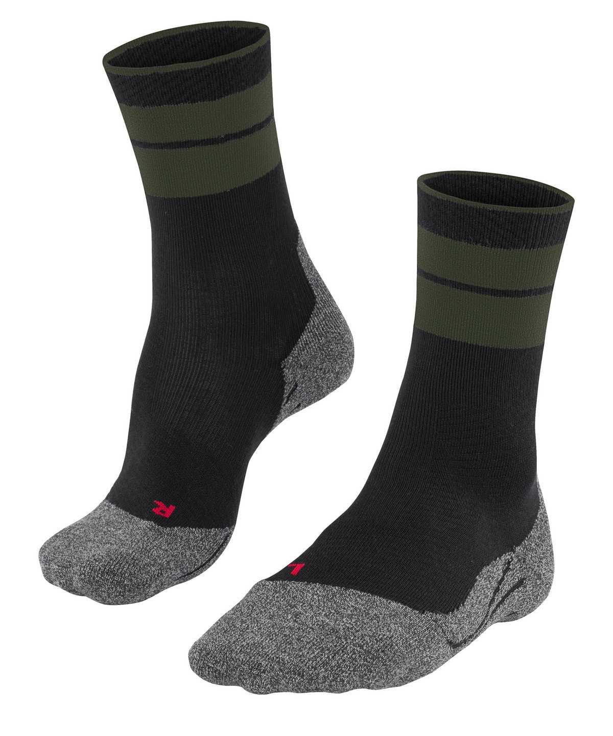 Skarpetki Falke TK Stabilizing Trekking Socks Męskie Czarne | CHIQDO-361