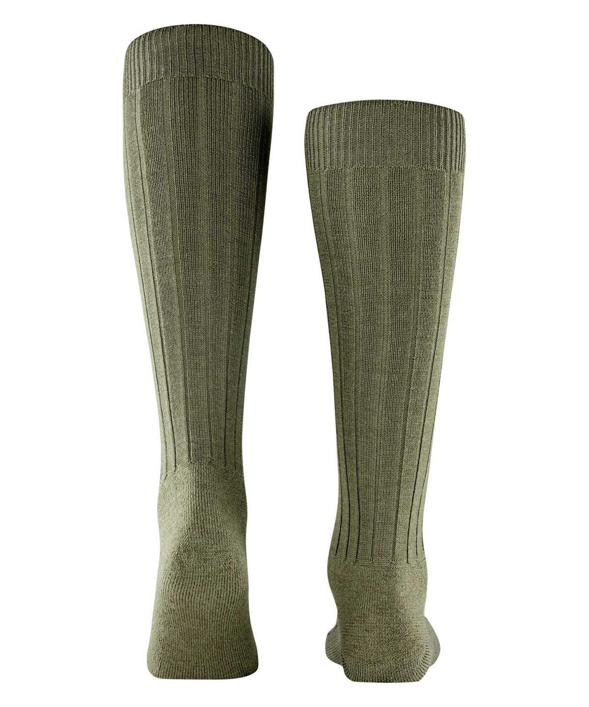 Skarpetki Falke Teppich im Schuh Knee-high Socks Męskie Zielone | AQERUM-083