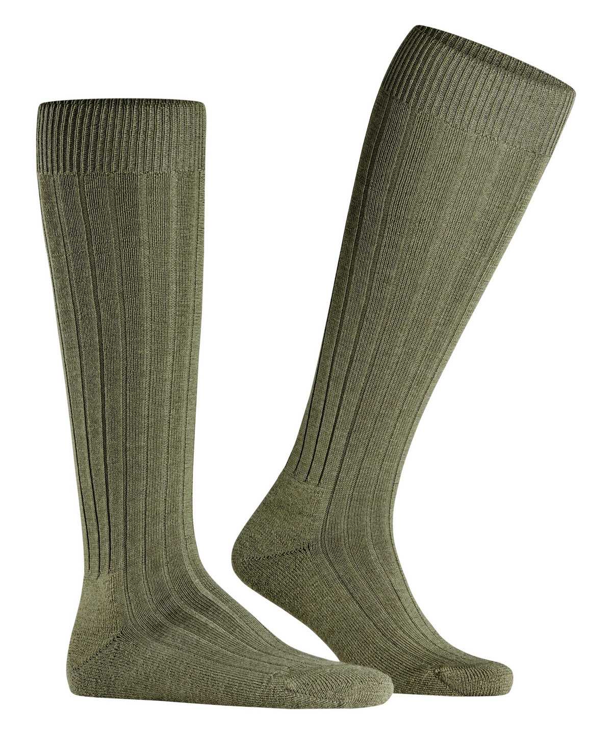 Skarpetki Falke Teppich im Schuh Knee-high Socks Męskie Zielone | AQERUM-083