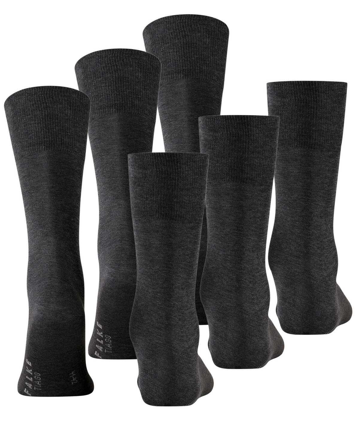 Skarpetki Falke Tiago 3-Pack Socks Męskie Szare | RKTZMB-372