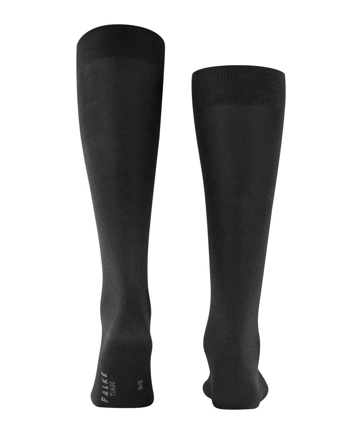 Skarpetki Falke Tiago Knee-high Socks Męskie Czarne | SCRYZP-759