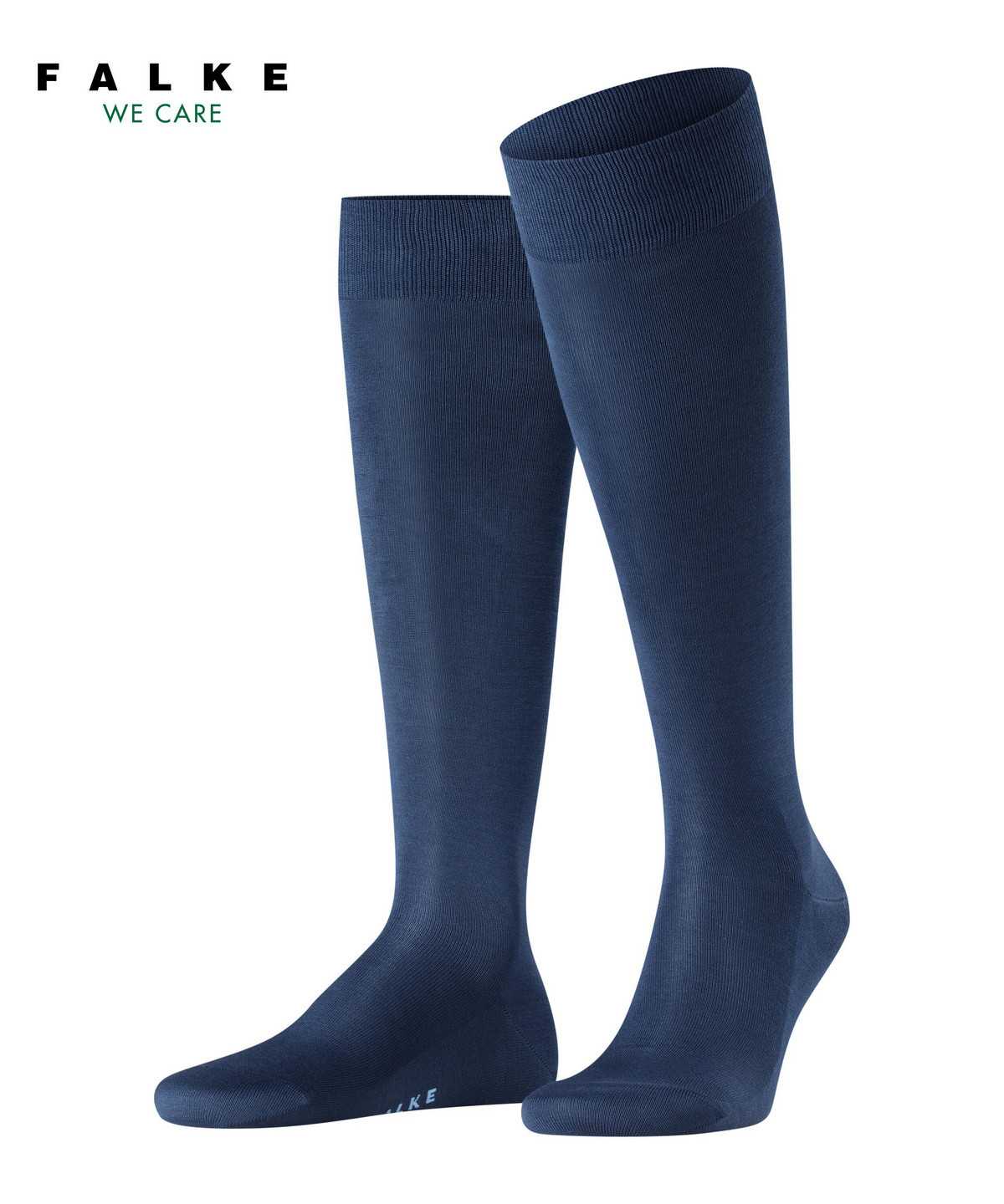 Skarpetki Falke Tiago Knee-high Socks Męskie Niebieskie | KWHQGX-705