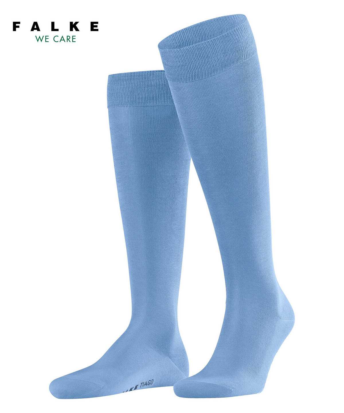 Skarpetki Falke Tiago Knee-high Socks Męskie Niebieskie | FTOKSA-017