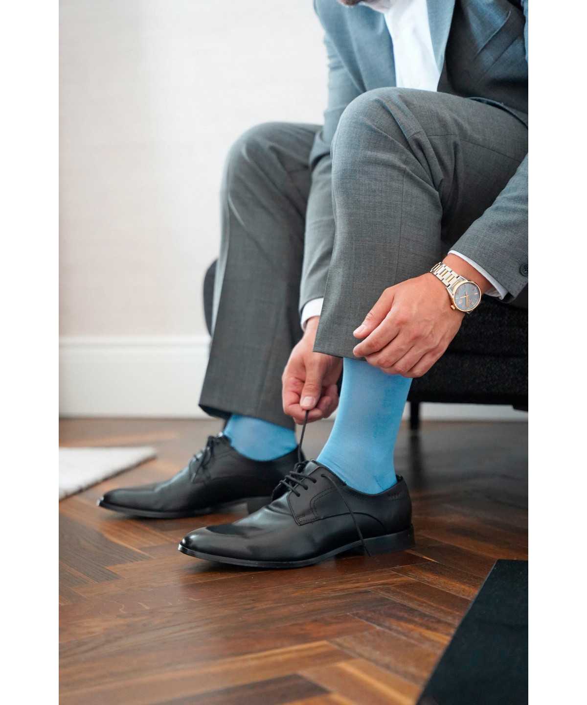 Skarpetki Falke Tiago Socks Męskie Fioletowe | KHPBNM-023