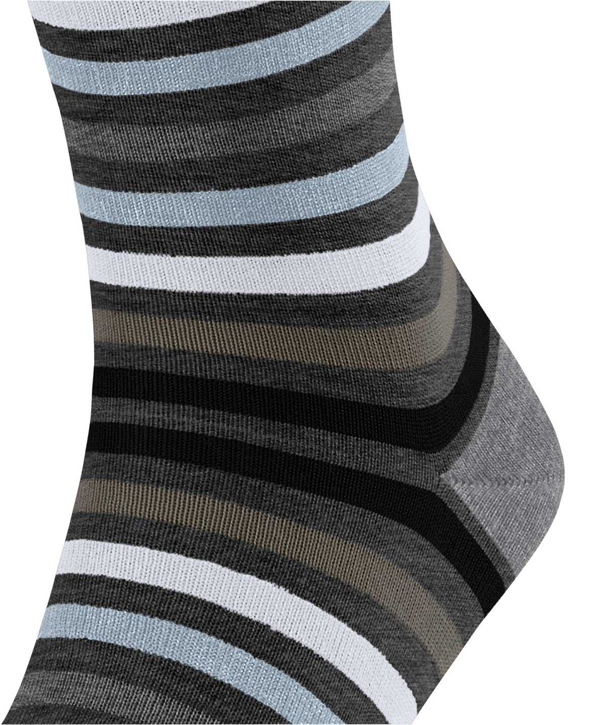 Skarpetki Falke Tinted Stripe Socks Męskie Szare | EGFZBL-504