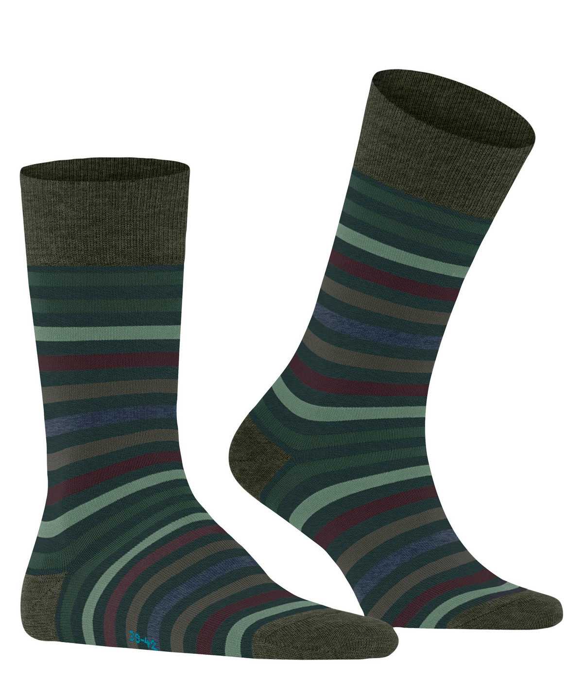 Skarpetki Falke Tinted Stripe Socks Męskie Zielone | PXODJS-624