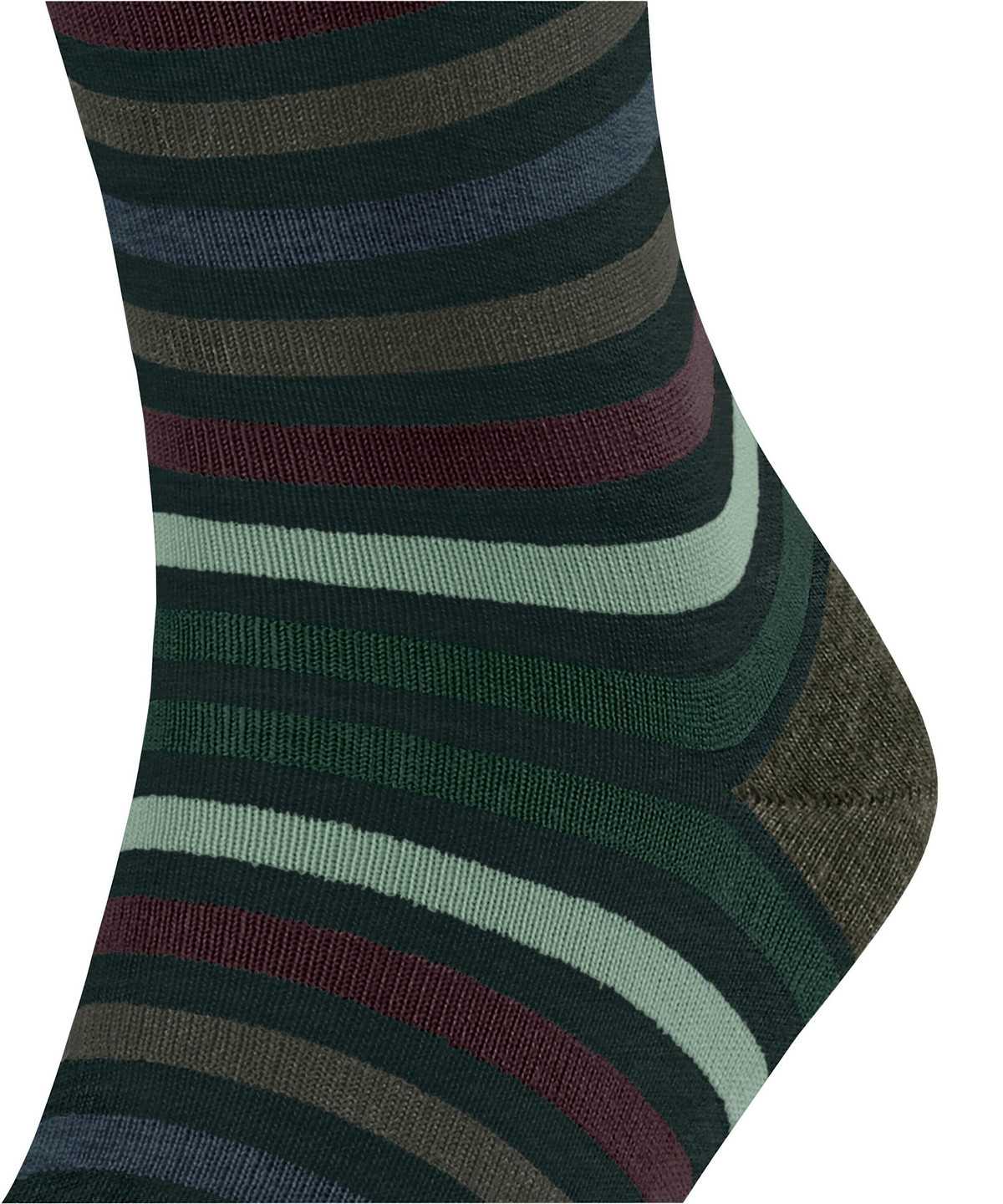 Skarpetki Falke Tinted Stripe Socks Męskie Zielone | PXODJS-624