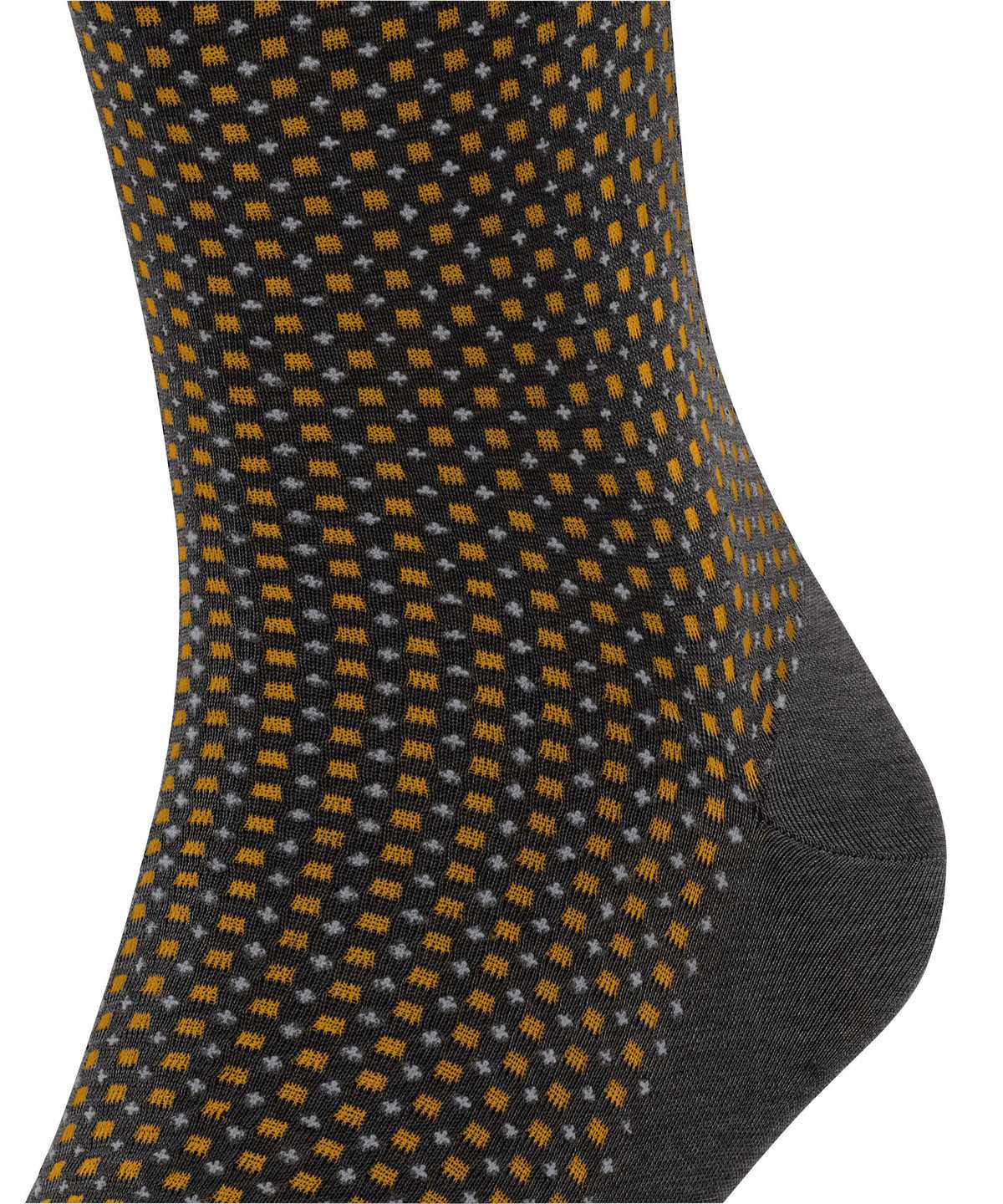 Skarpetki Falke Uptown Tie Knee-high Socks Męskie Szare | XCQRWS-736