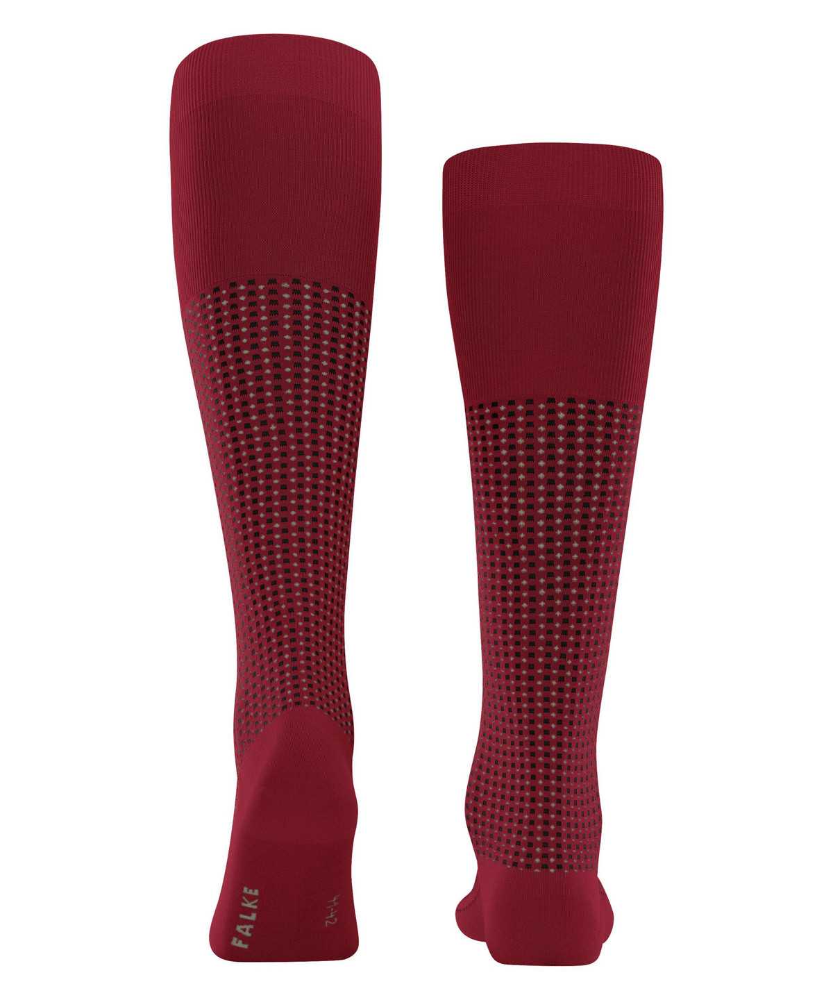 Skarpetki Falke Uptown Tie Knee-high Socks Męskie Czerwone | MRBLXN-653