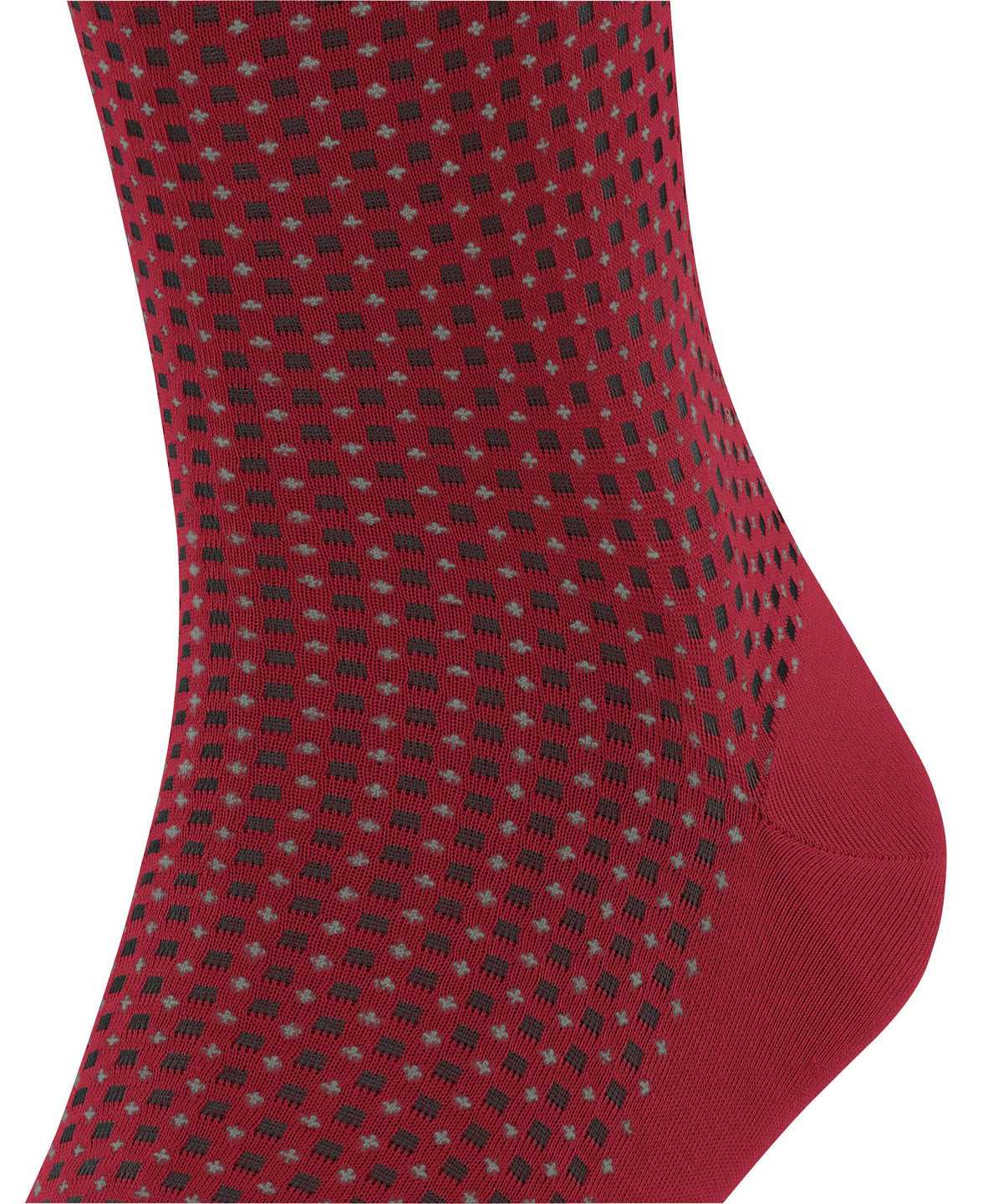 Skarpetki Falke Uptown Tie Knee-high Socks Męskie Czerwone | MRBLXN-653