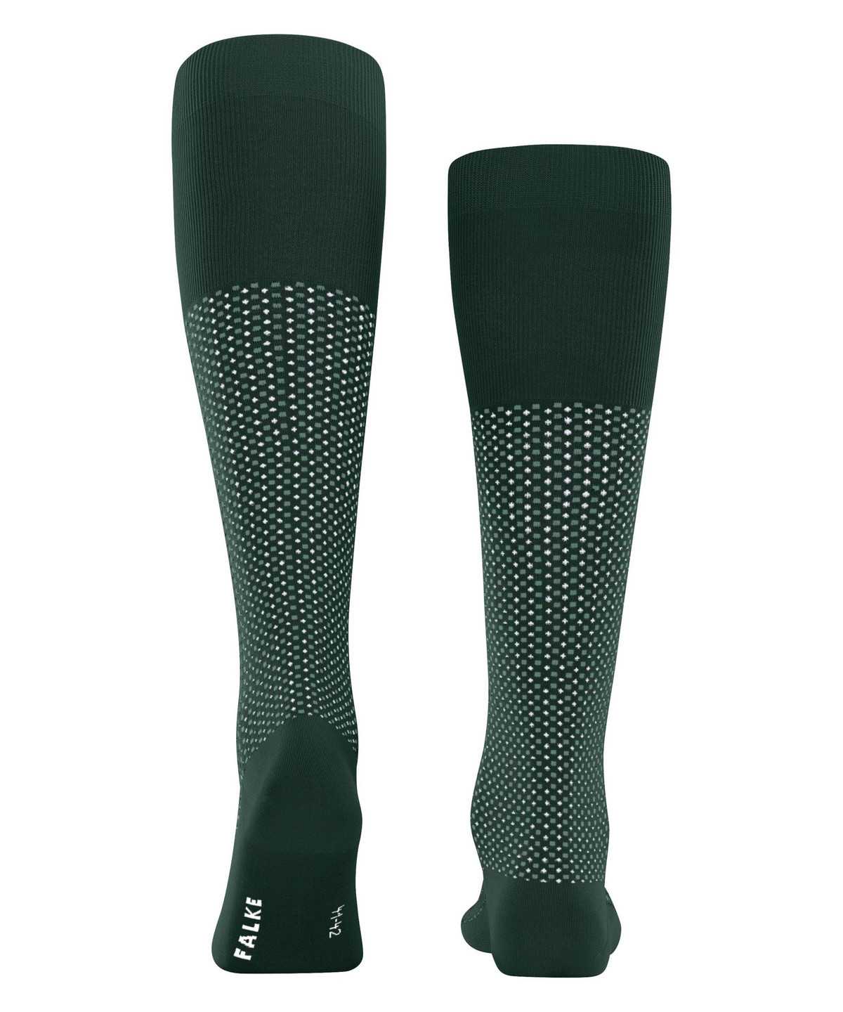 Skarpetki Falke Uptown Tie Knee-high Socks Męskie Zielone | QBOREP-962