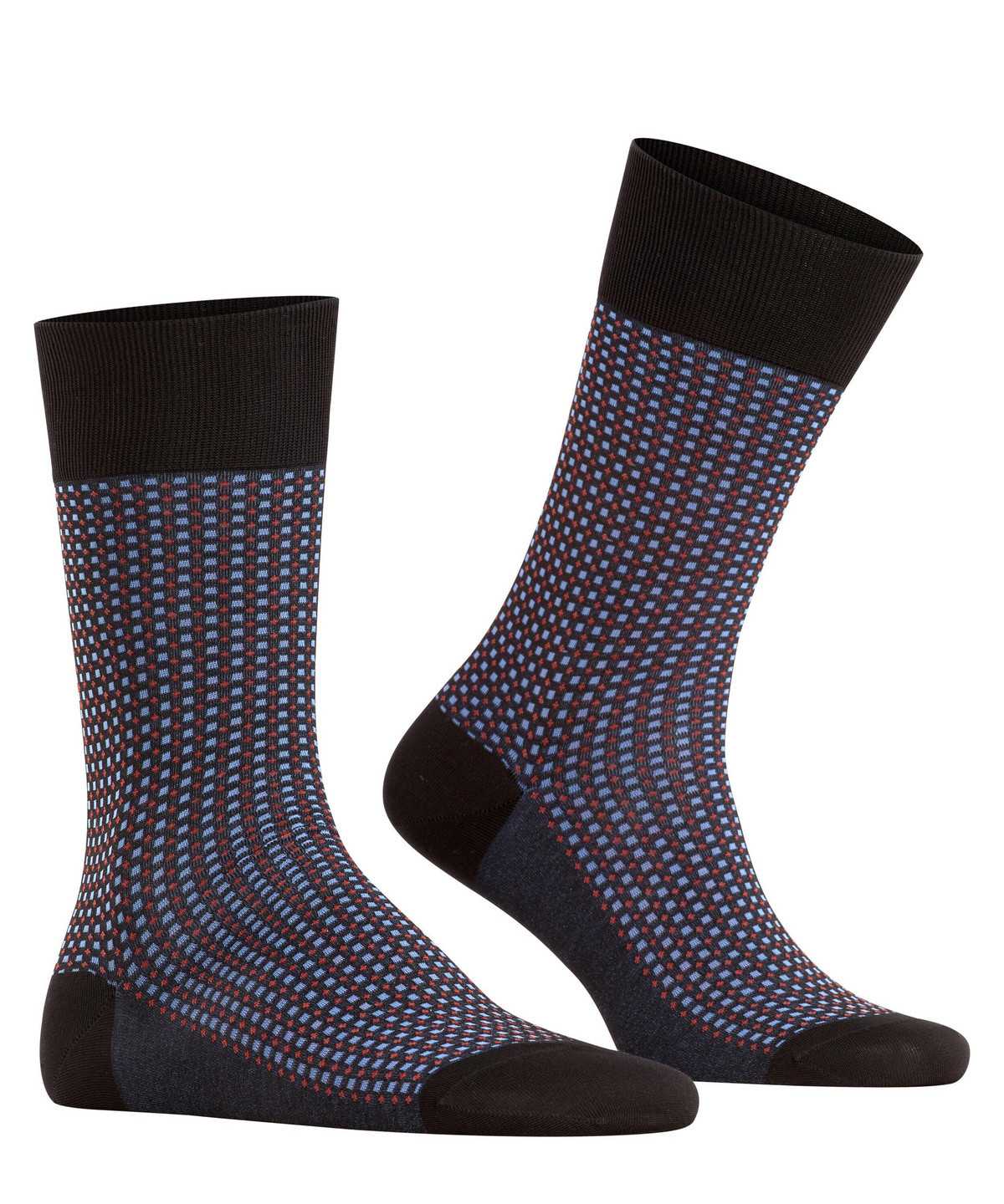 Skarpetki Falke Uptown Tie Socks Męskie Czarne | UMWZEY-042