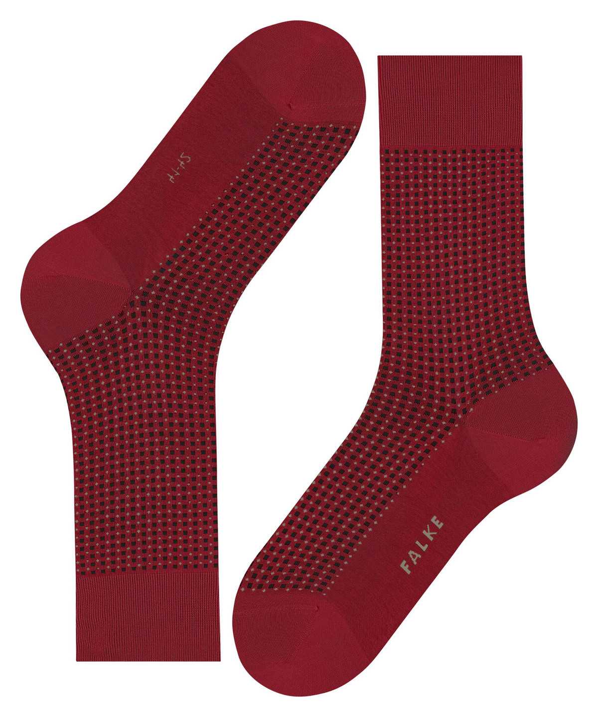 Skarpetki Falke Uptown Tie Socks Męskie Czerwone | ZQOUCS-235