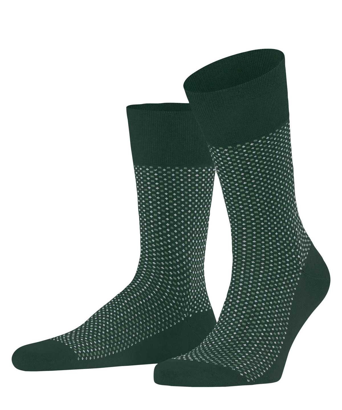 Skarpetki Falke Uptown Tie Socks Męskie Zielone | OJVSHN-620