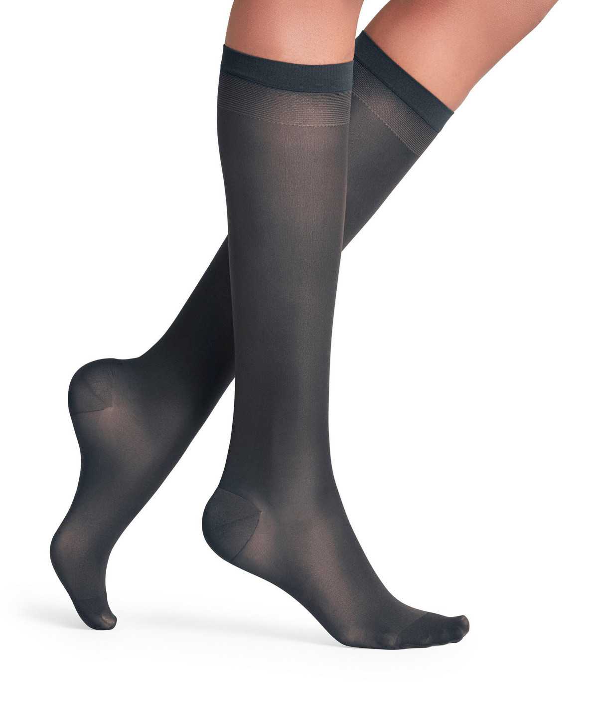 Skarpetki Falke Vitalize 20 DEN Knee-high Socks Damskie Szare | VLBFCN-935