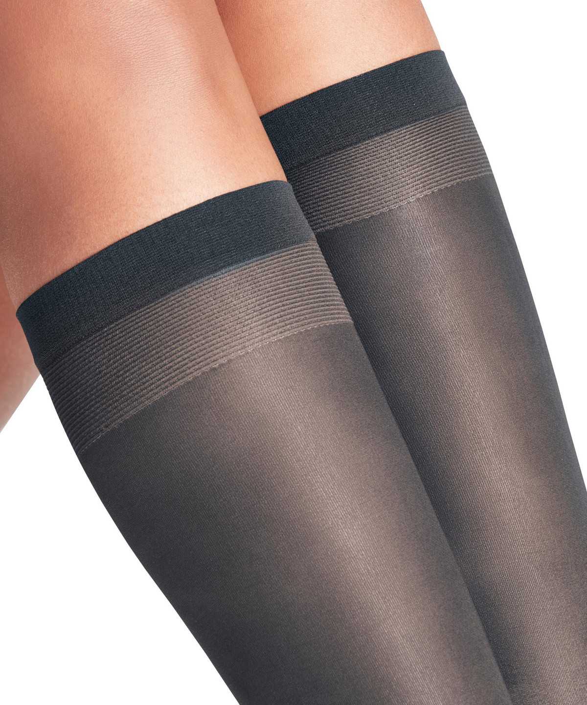 Skarpetki Falke Vitalize 20 DEN Knee-high Socks Damskie Szare | VLBFCN-935