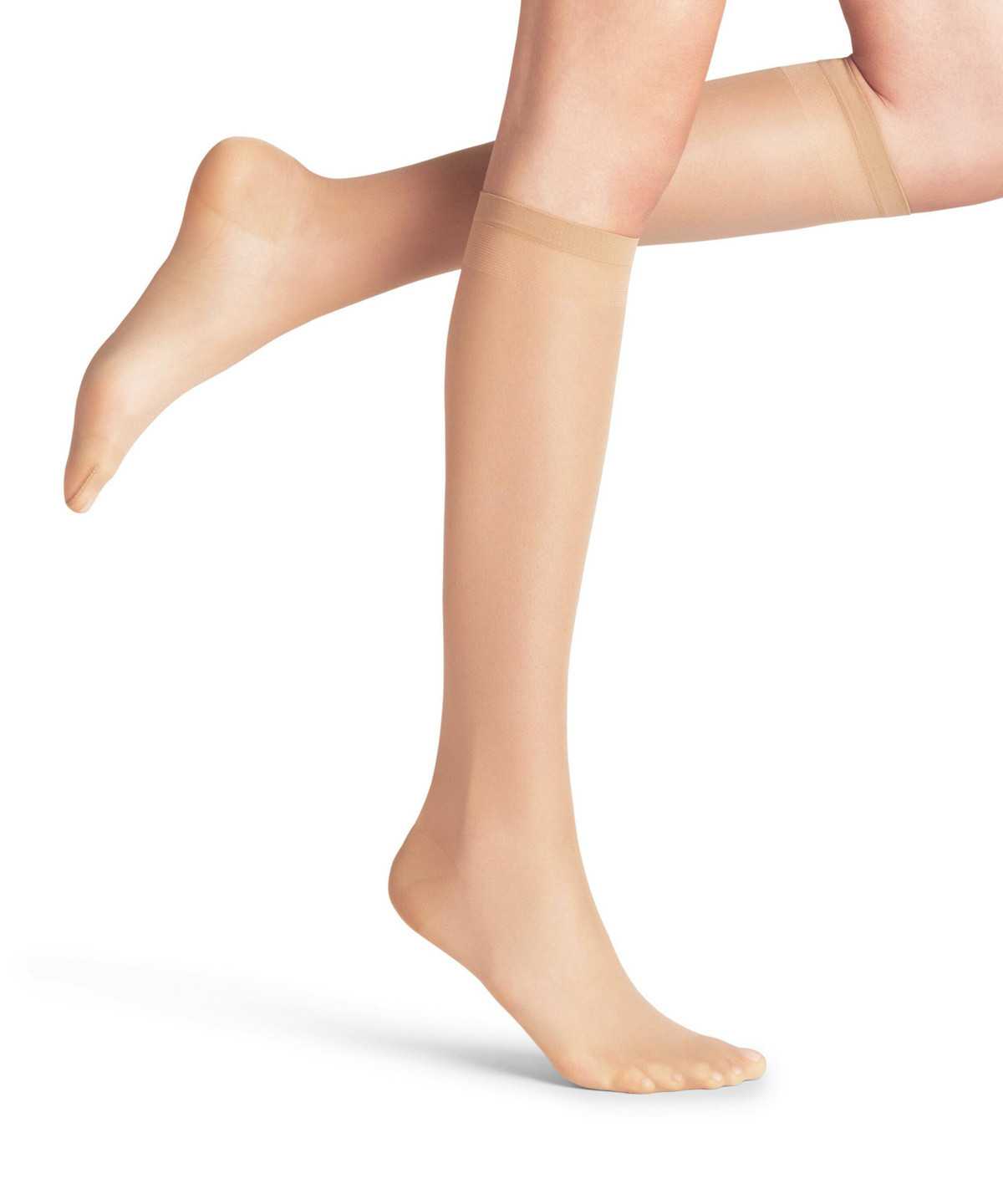 Skarpetki Falke Vitalize 20 DEN Knee-high Socks Damskie Beżowe | VNIAHS-527