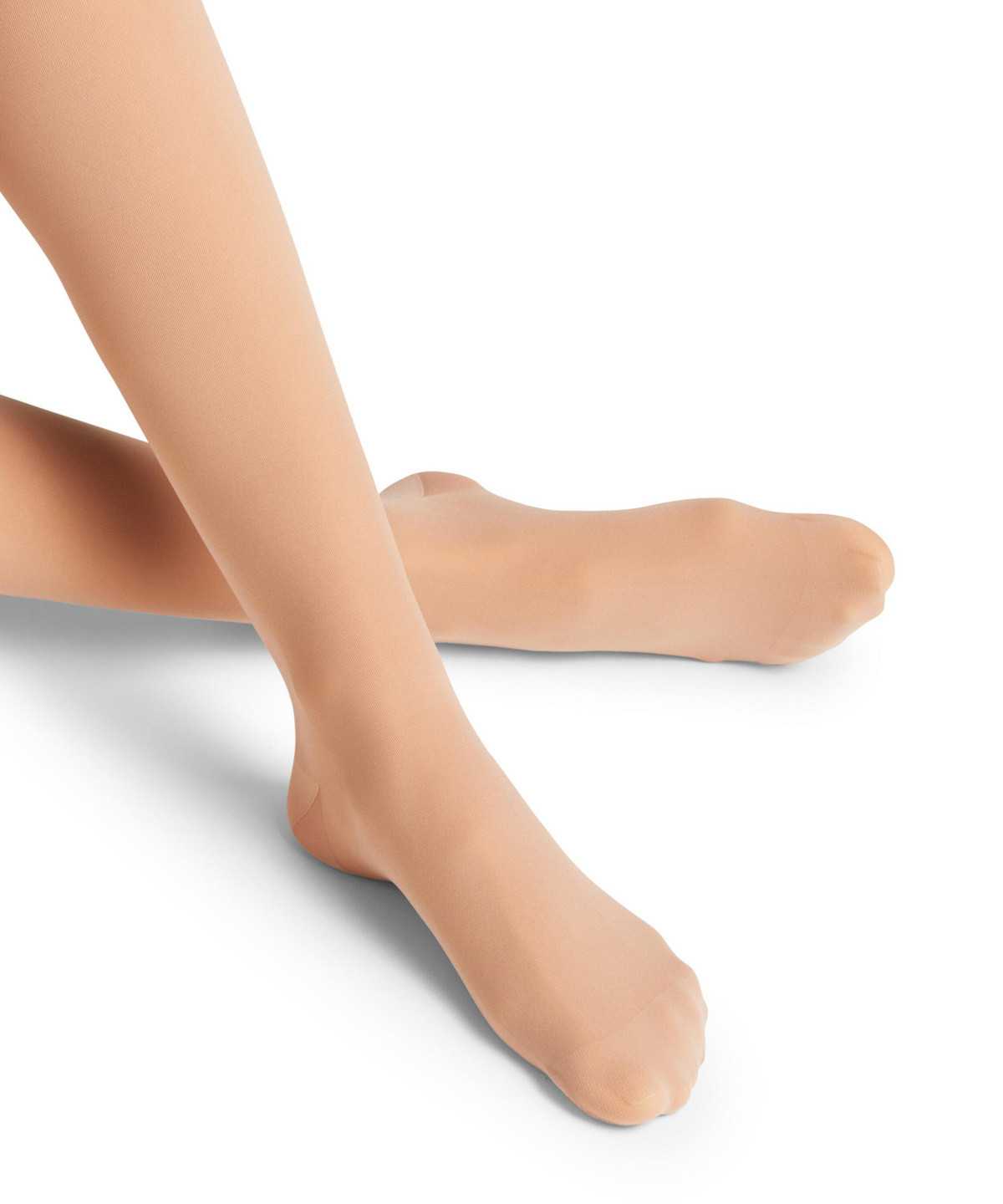 Skarpetki Falke Vitalize 40 DEN Knee-high Socks Damskie Beżowe | HQZSAW-327