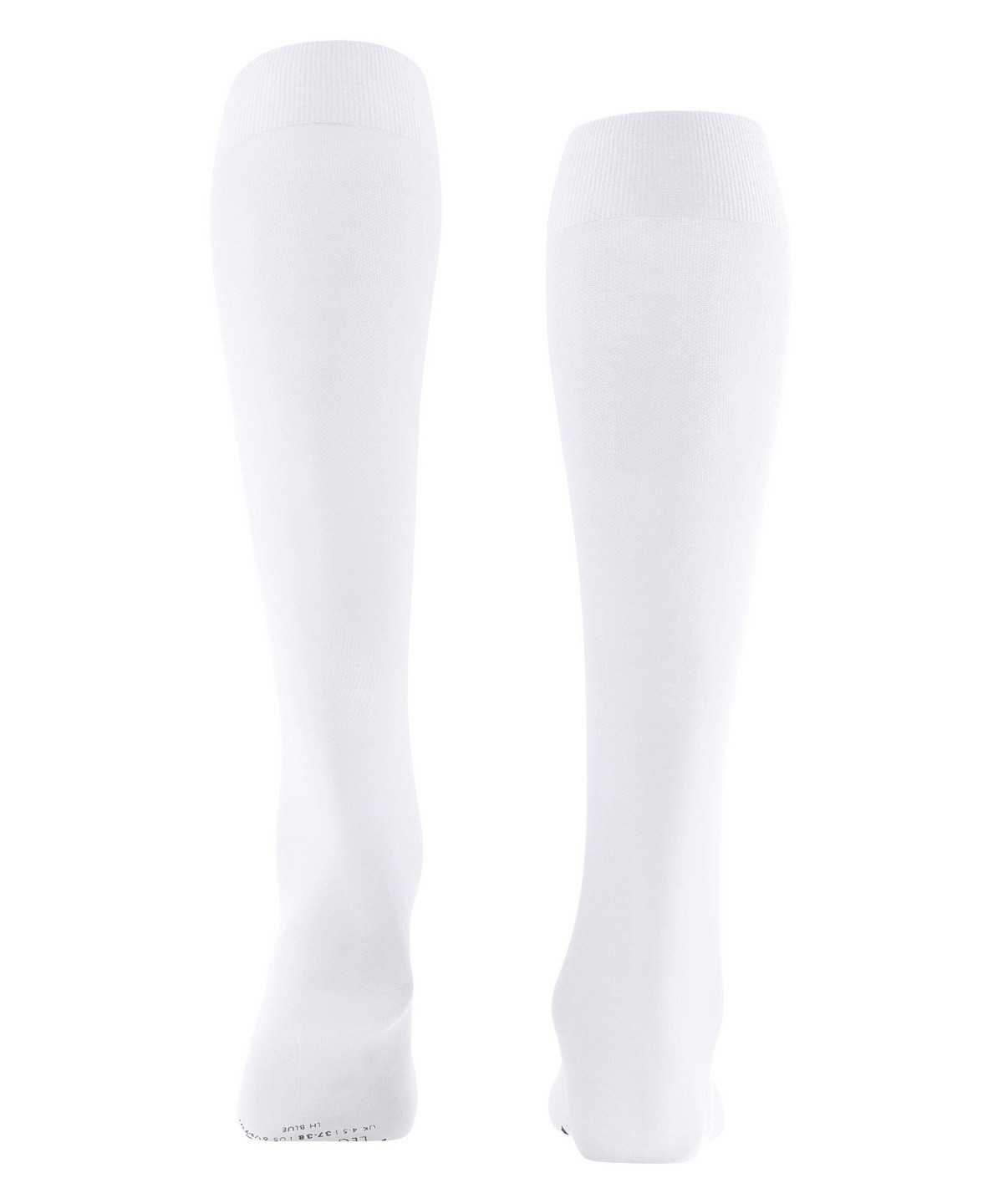 Skarpetki Falke Vitalizer Knee-high Socks Damskie Białe | PZURJQ-135