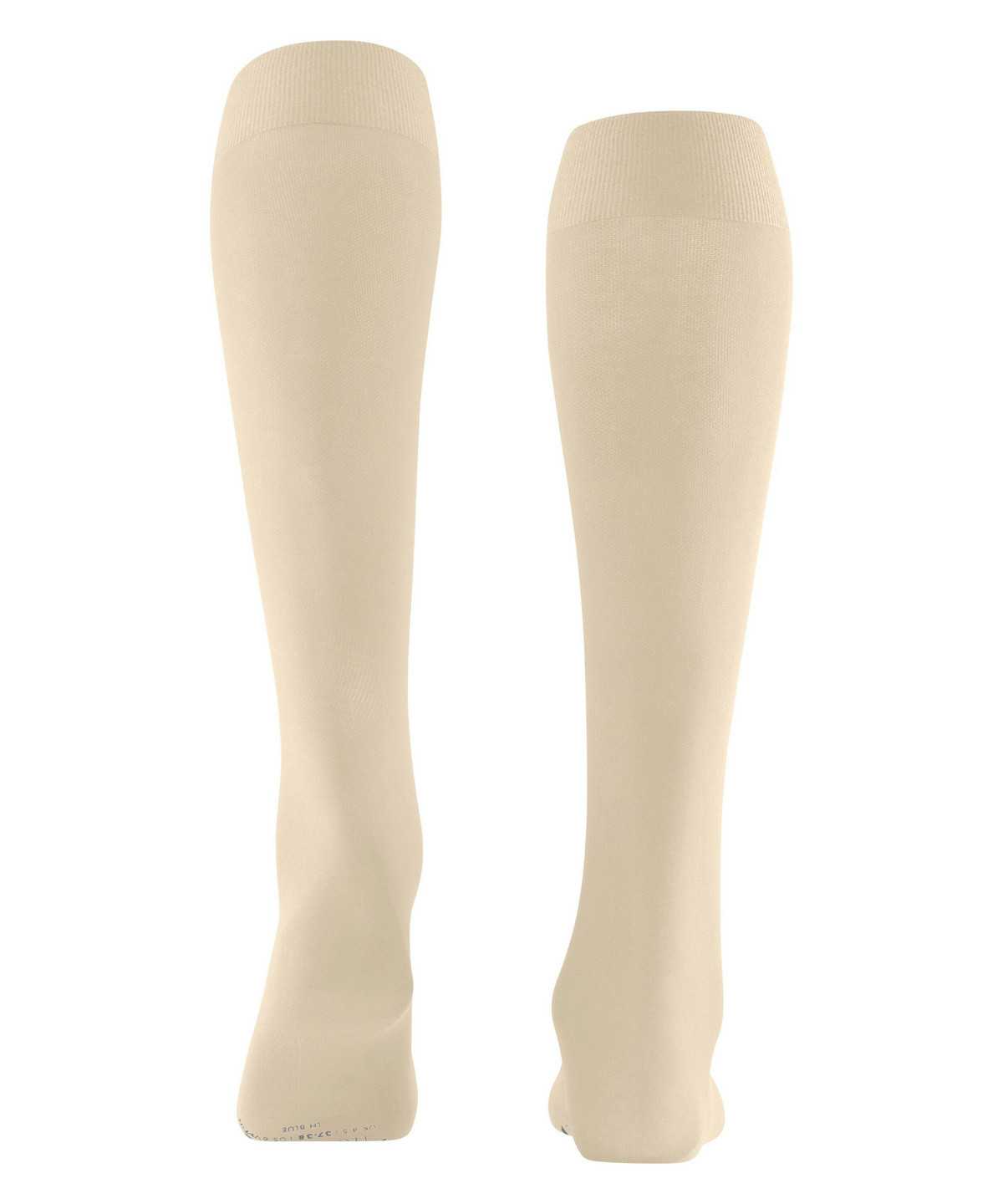 Skarpetki Falke Vitalizer Knee-high Socks Damskie Beżowe | SBKJWD-129