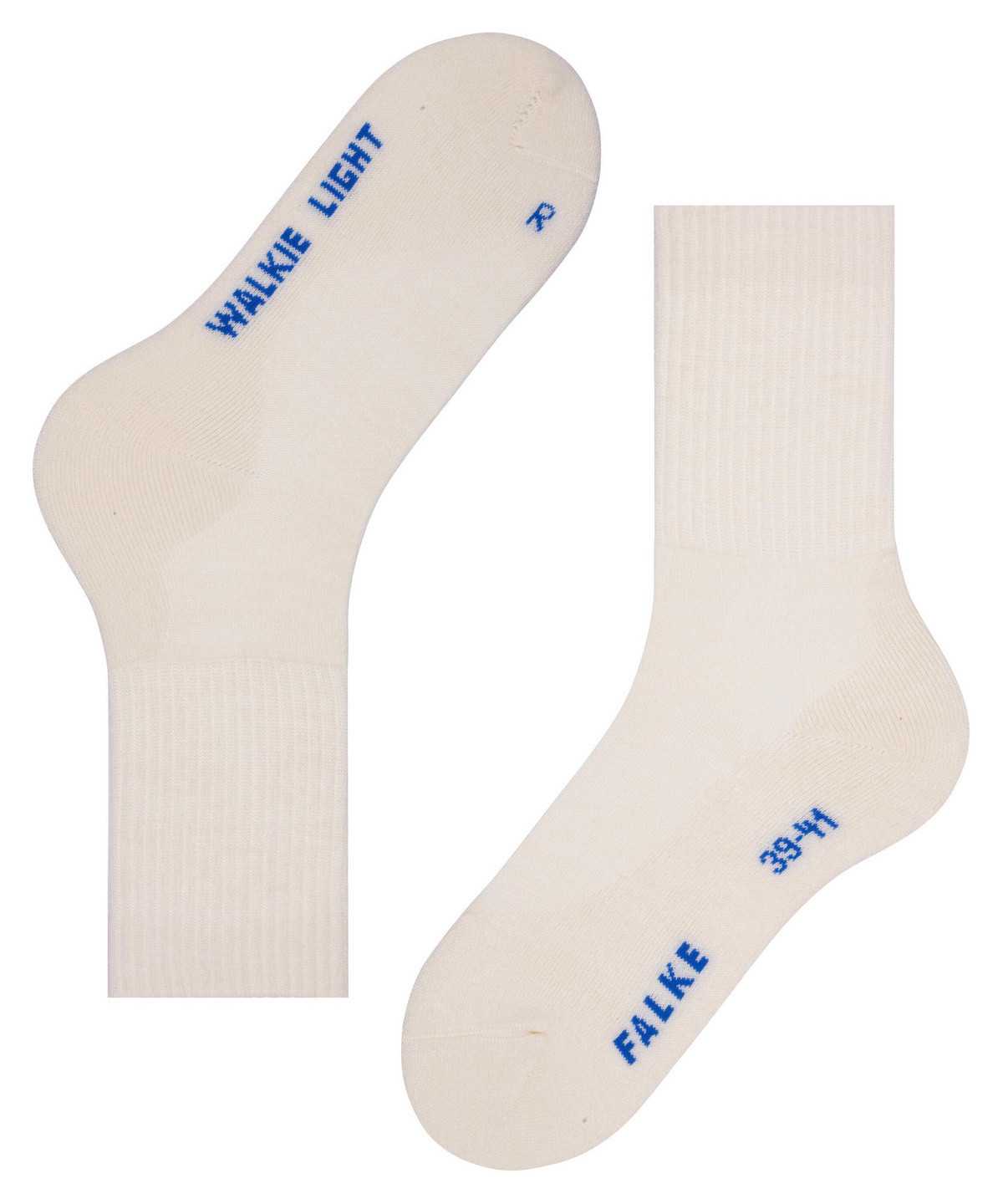 Skarpetki Falke Walkie Light Boot socks Męskie Białe | SUORJI-302