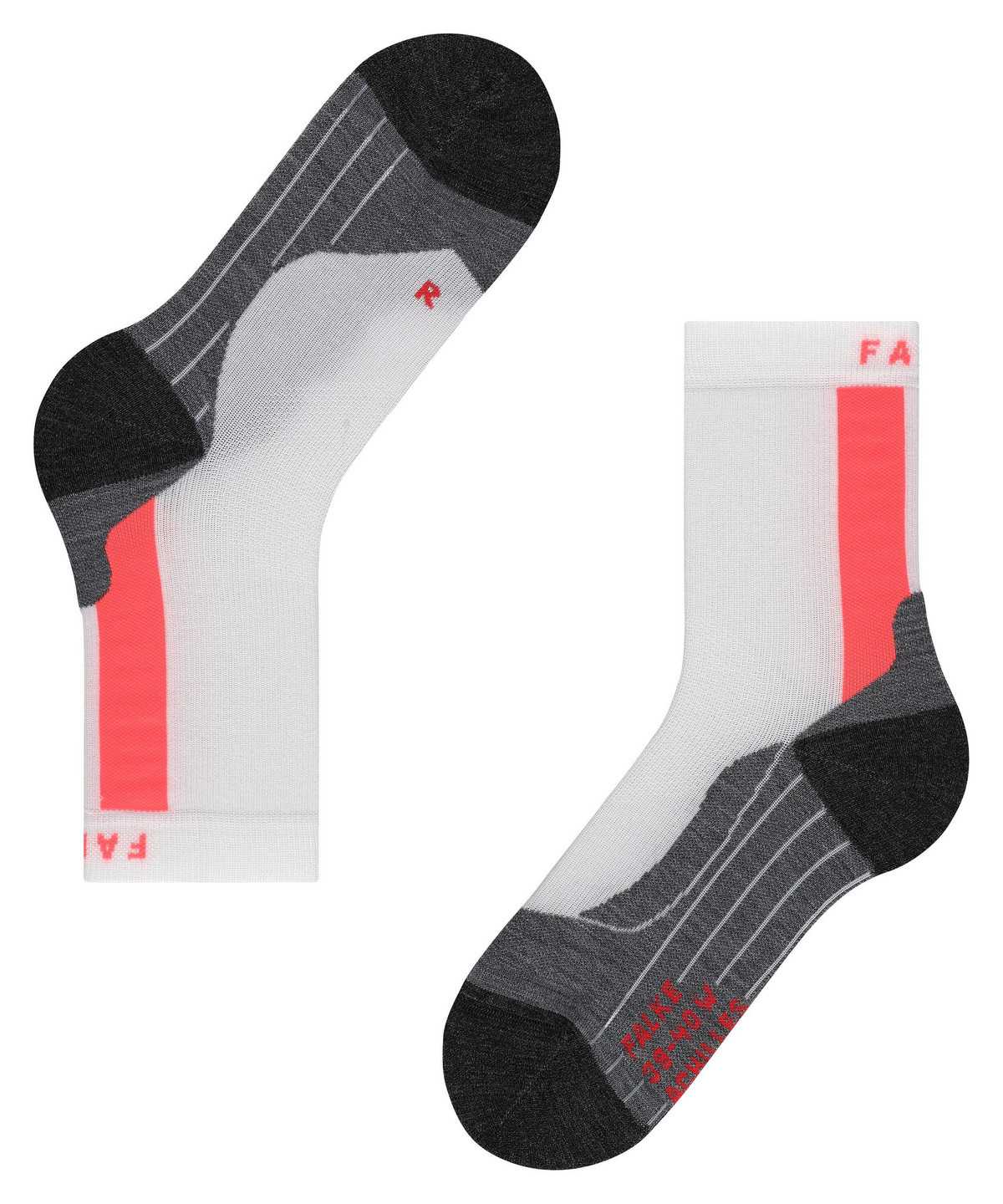 Sports Socks Falke Achilles Socks Health Damskie Białe | UTJWAP-397