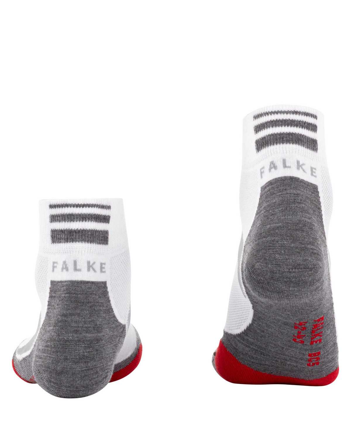 Sports Socks Falke BC5 Endurance Biking Short sock Damskie Białe | RNZTEH-129