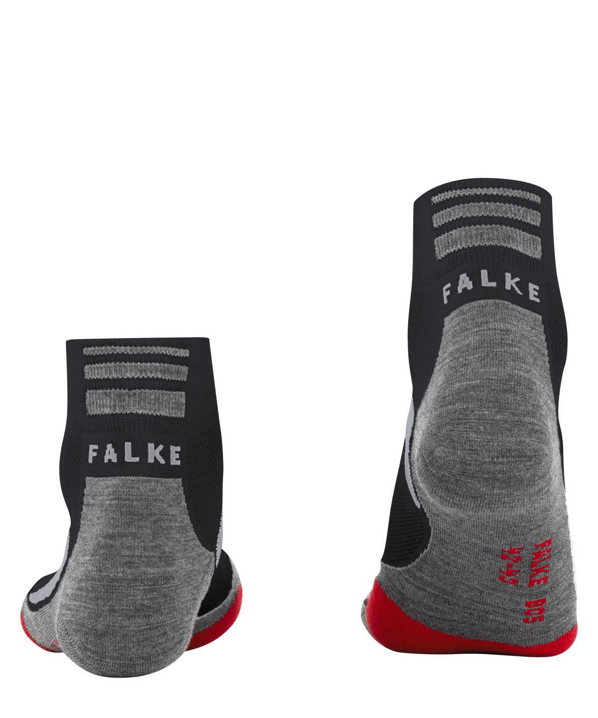 Sports Socks Falke BC5 Endurance Biking Short sock Damskie Czarne | FQASTZ-546