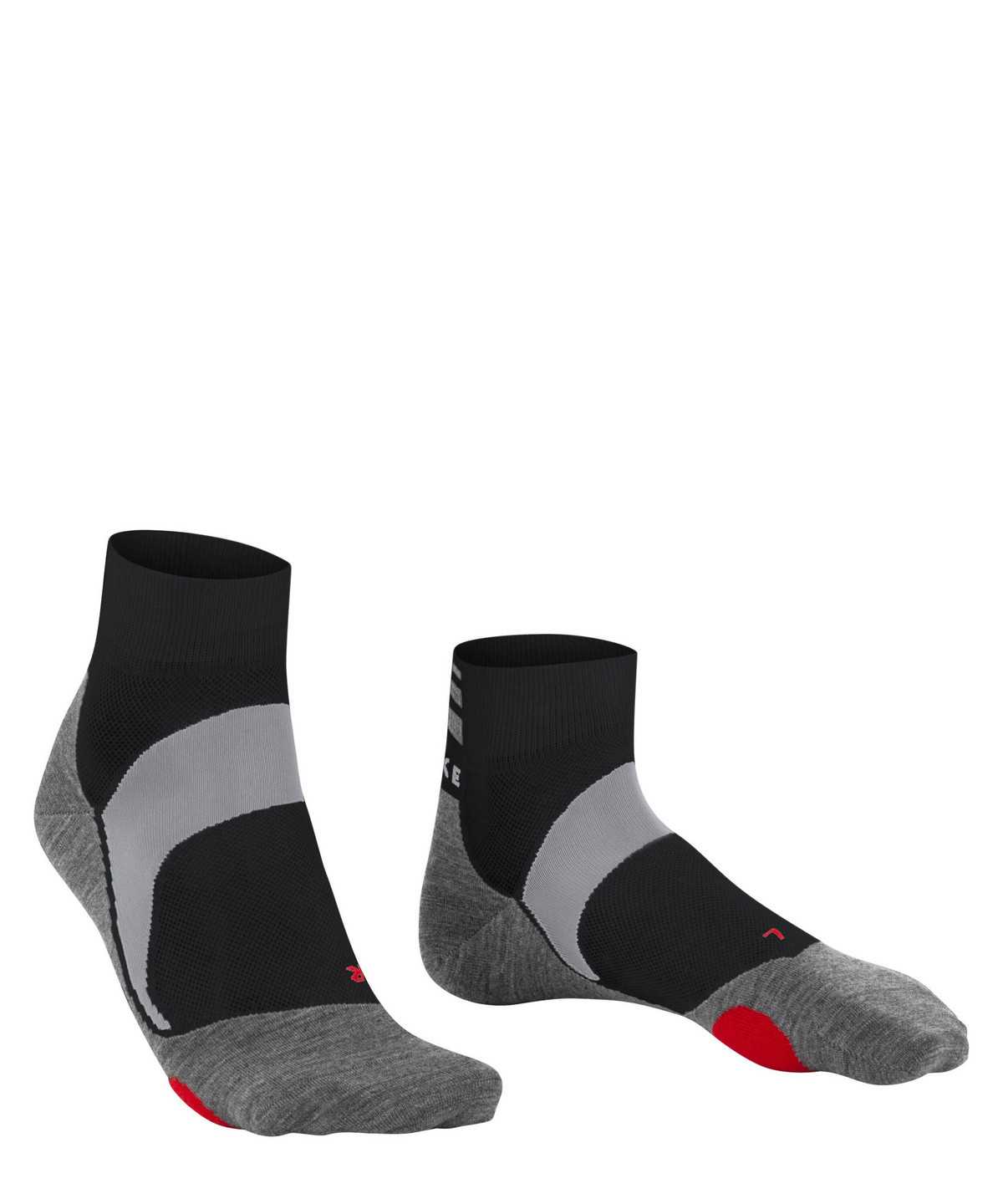 Sports Socks Falke BC5 Endurance Biking Short sock Damskie Czarne | FQASTZ-546