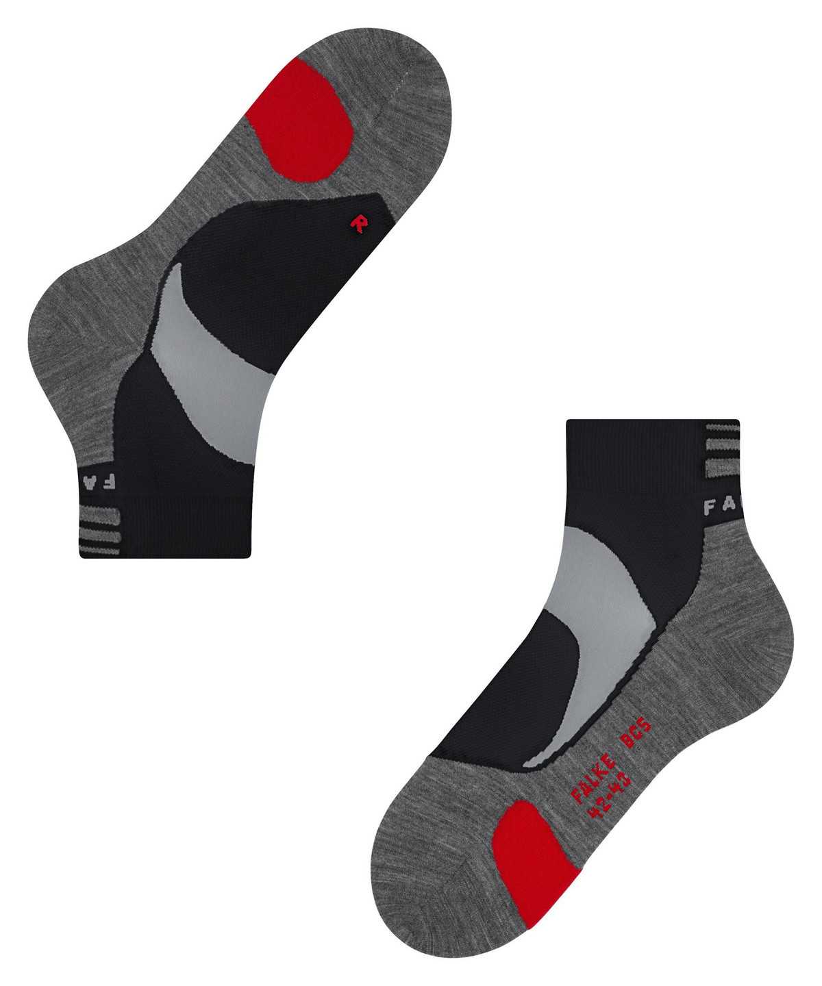 Sports Socks Falke BC5 Endurance Biking Short sock Damskie Czarne | FQASTZ-546