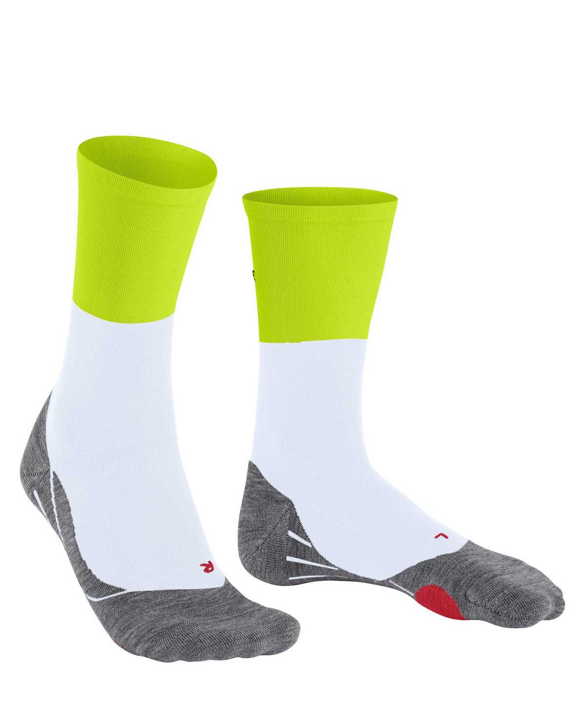 Sports Socks Falke BC Gravel Biking Socks Damskie Białe | BKSYJZ-713