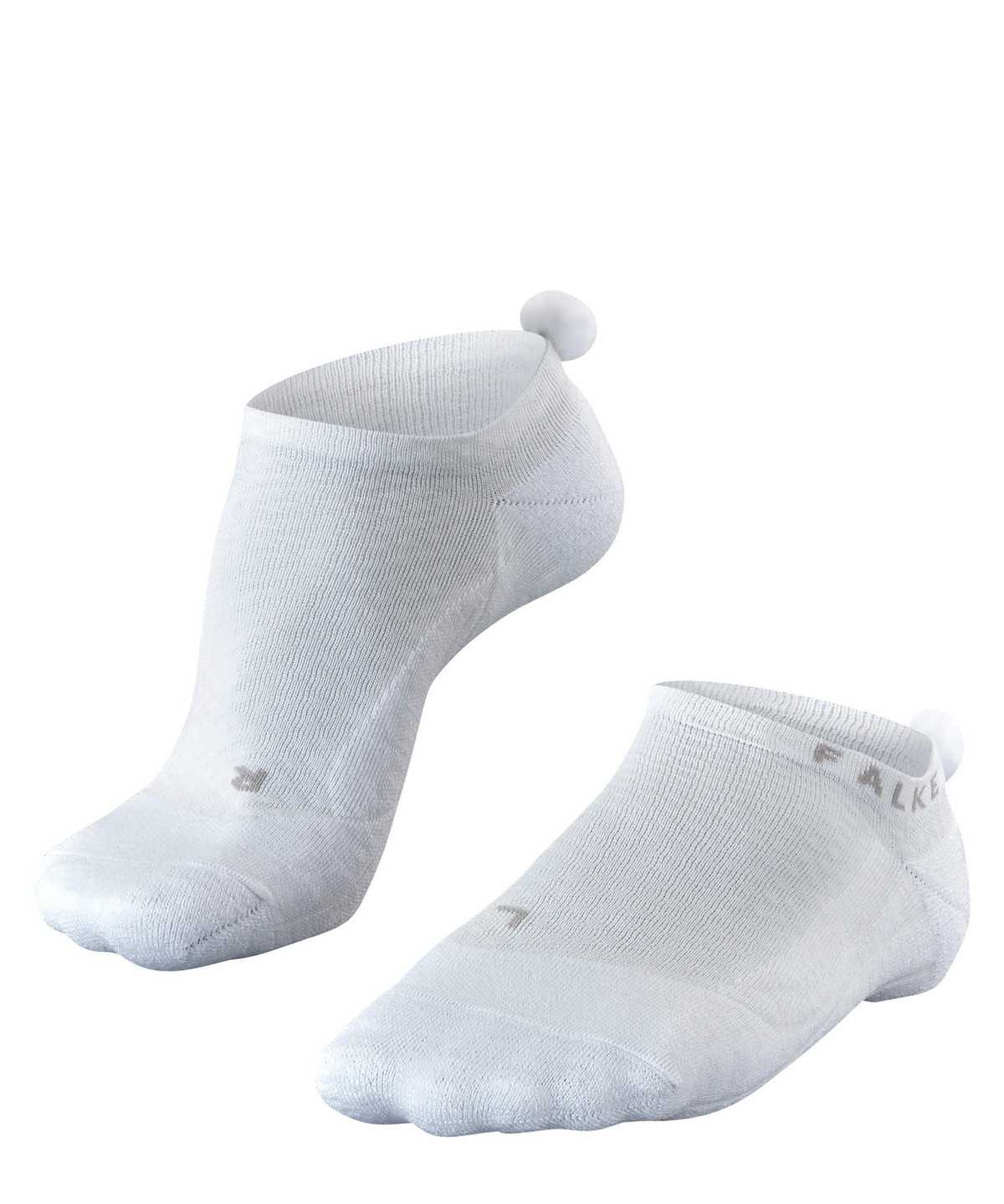 Sports Socks Falke GO2 Pompom Golf Invisibles Damskie Białe | QANHVZ-347