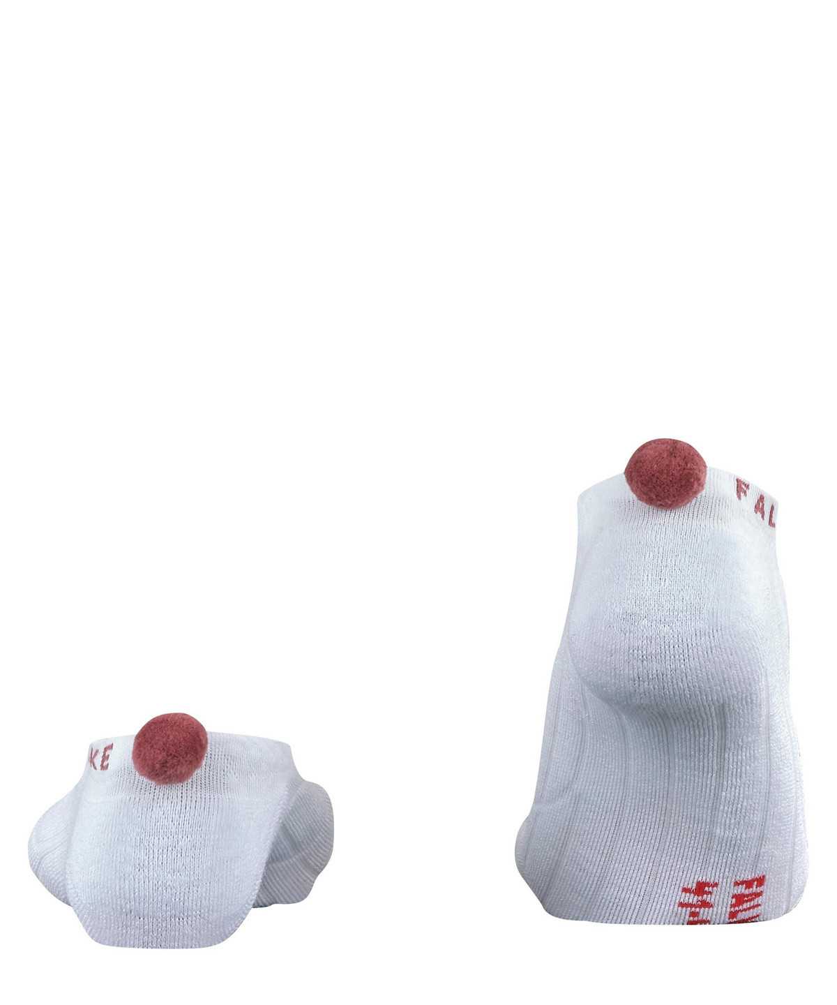 Sports Socks Falke GO2 Pompom Golf Invisibles Damskie Białe | LTPYRV-957