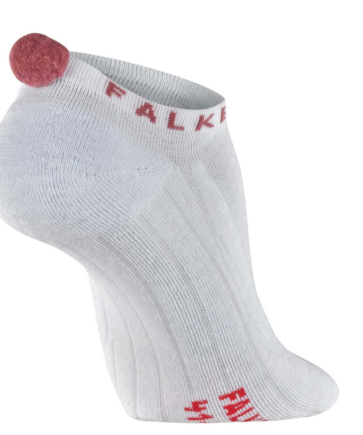 Sports Socks Falke GO2 Pompom Golf Invisibles Damskie Białe | LTPYRV-957