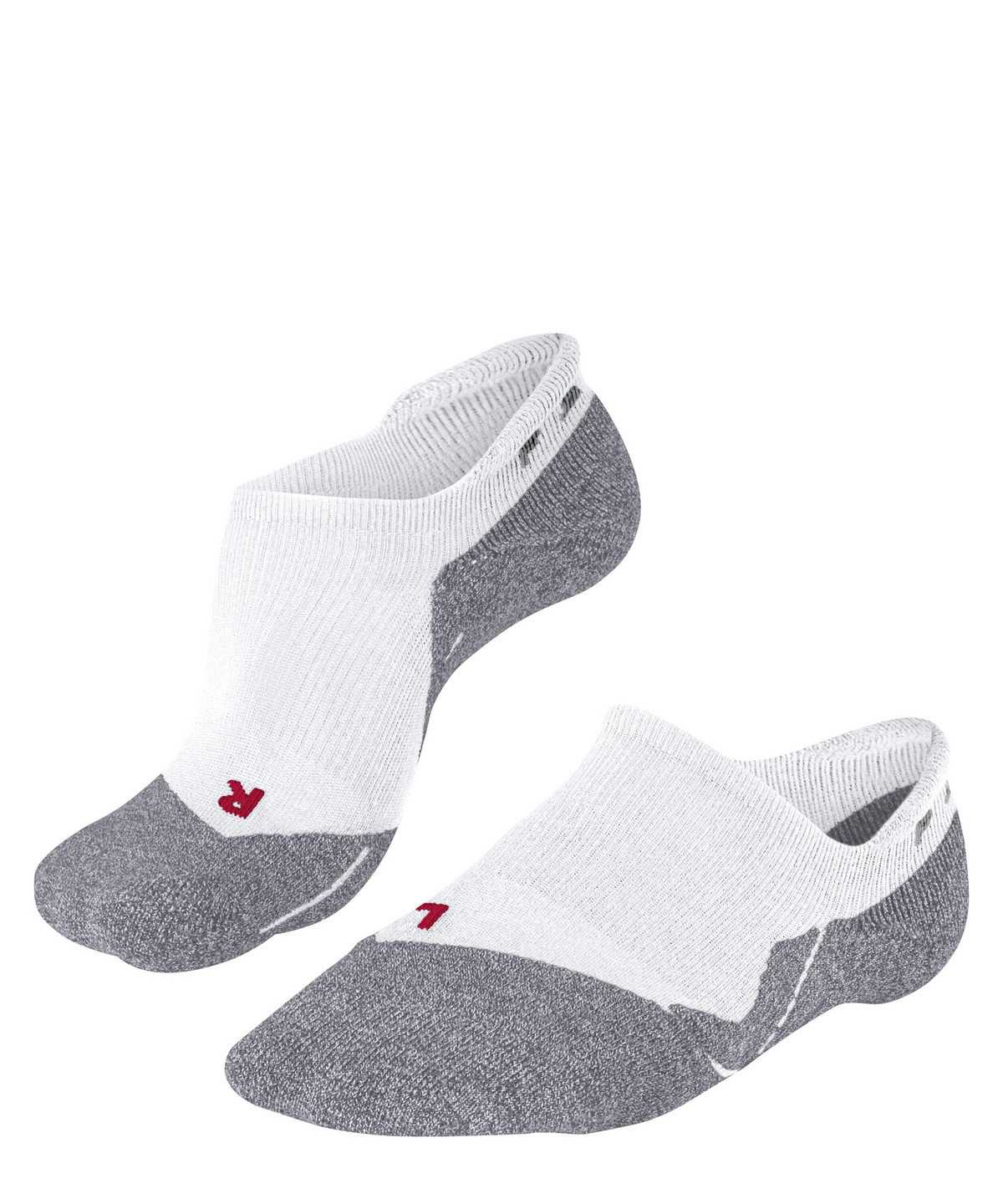 Sports Socks Falke RU3 Comfort Invisible Running Invisibles Damskie Białe | DUJSPO-239