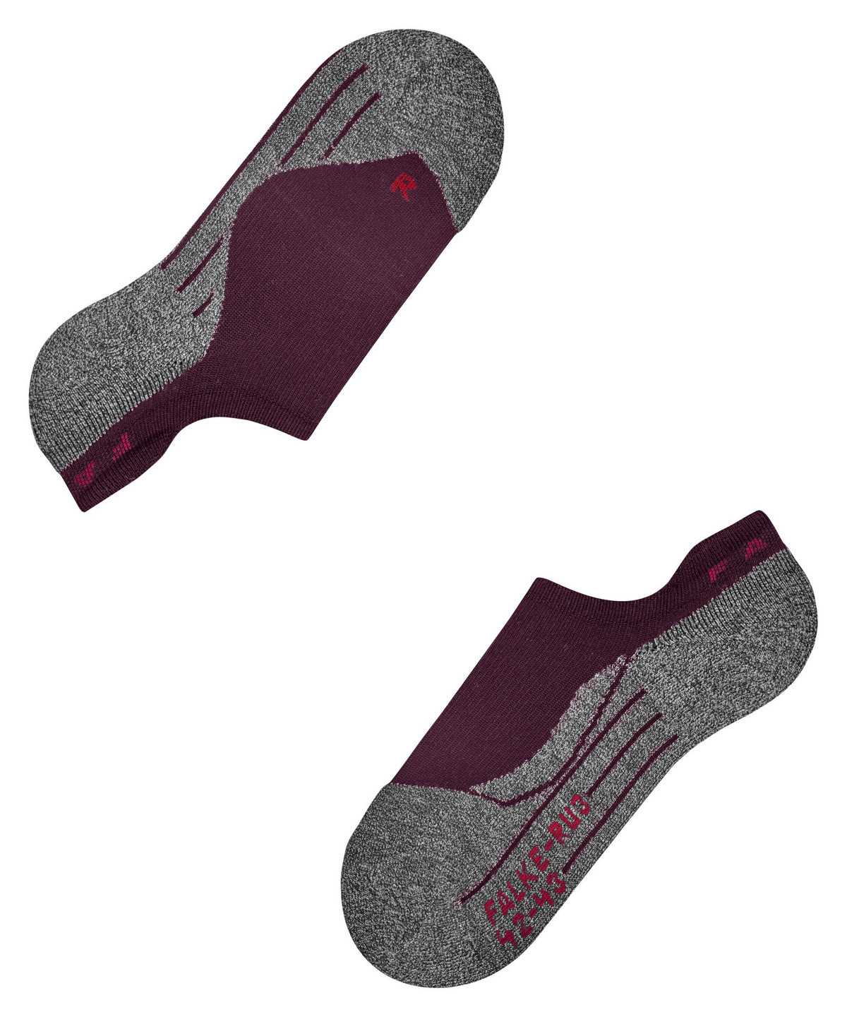 Sports Socks Falke RU3 Comfort Invisible Running Invisibles Damskie Czerwone | QIVYSL-739