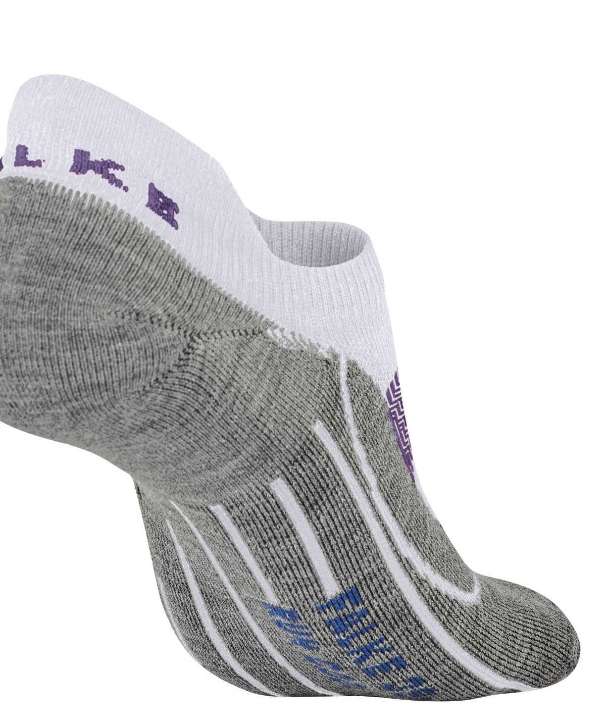 Sports Socks Falke RU4 Endurance Cool Invisible Running Invisibles Damskie Białe | QOISDG-081